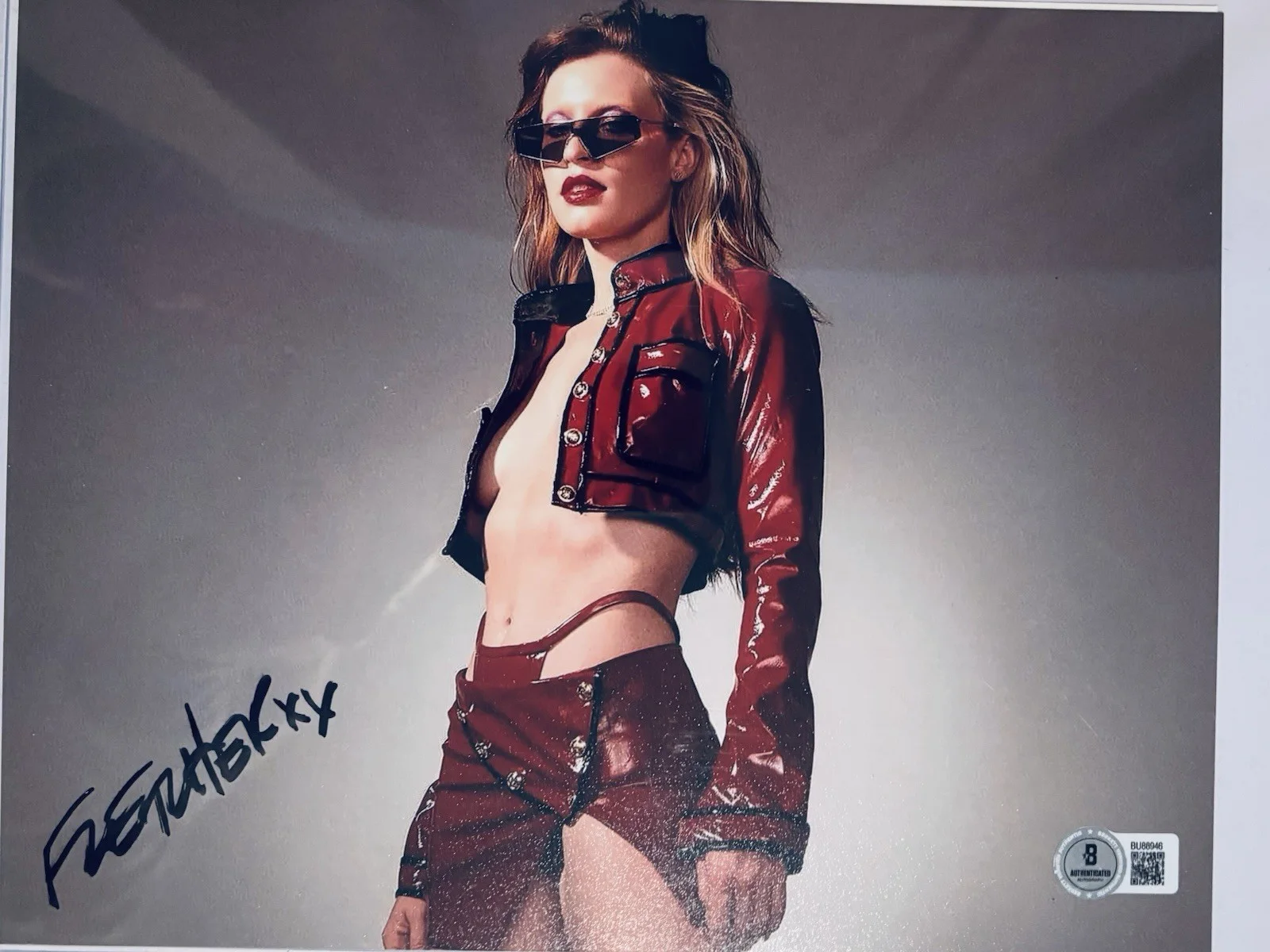 Fletcher Signed 8x10 Beckett, image 2