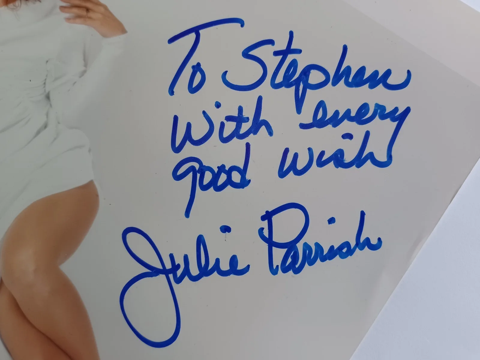 Julie Parrish (d. 2003) Signed 8x10 Photo -Paradise, Hawaiian Style -Star Trek-B, image 2