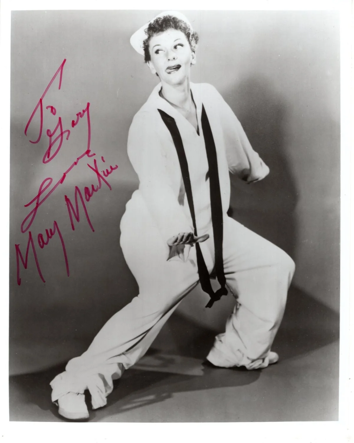 Mary Martin — MARY MARTIN Signed 8x10 SOUTH PACIFIC NELLIE FORBUSH Vintage Photograph To Gary