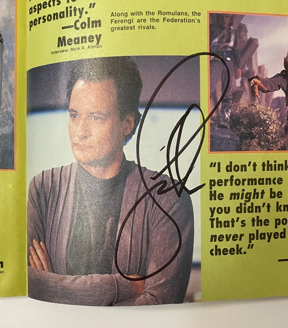 James Doohan — Star Trek Mag AUTOGRAPHED: Doohan Koenig Grace Whitney De Lancie Dorn & Others, image 3