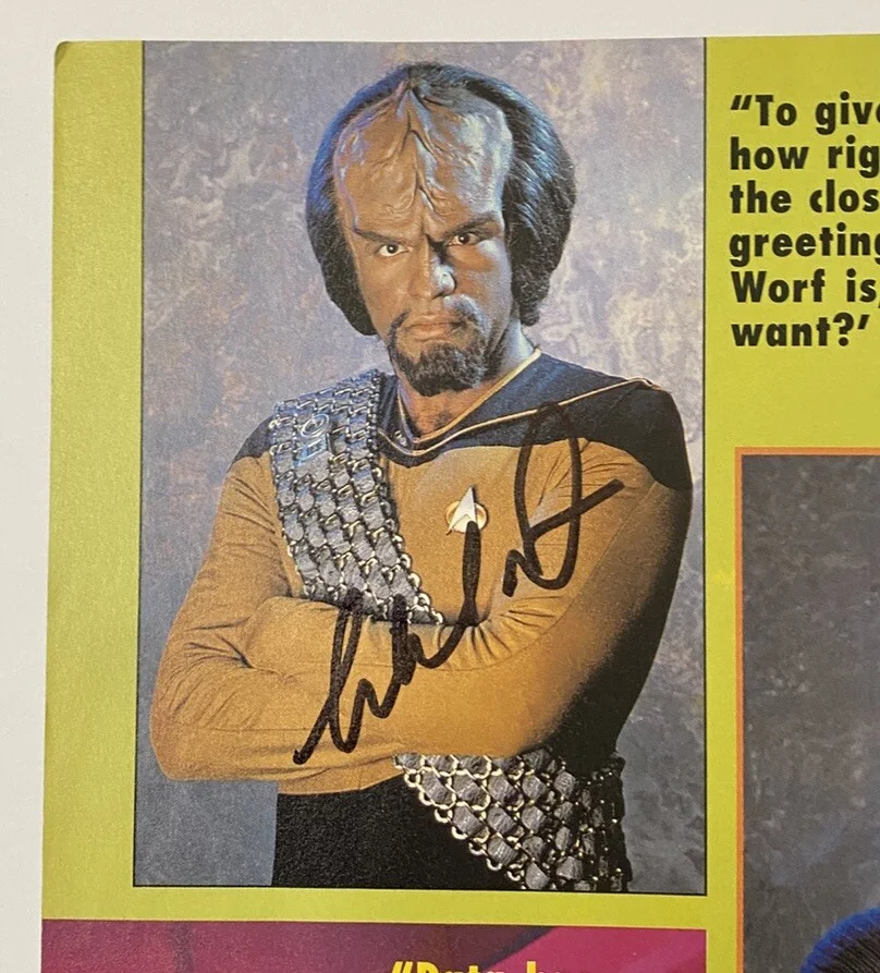 James Doohan — Star Trek Mag AUTOGRAPHED: Doohan Koenig Grace Whitney De Lancie Dorn & Others, image 4