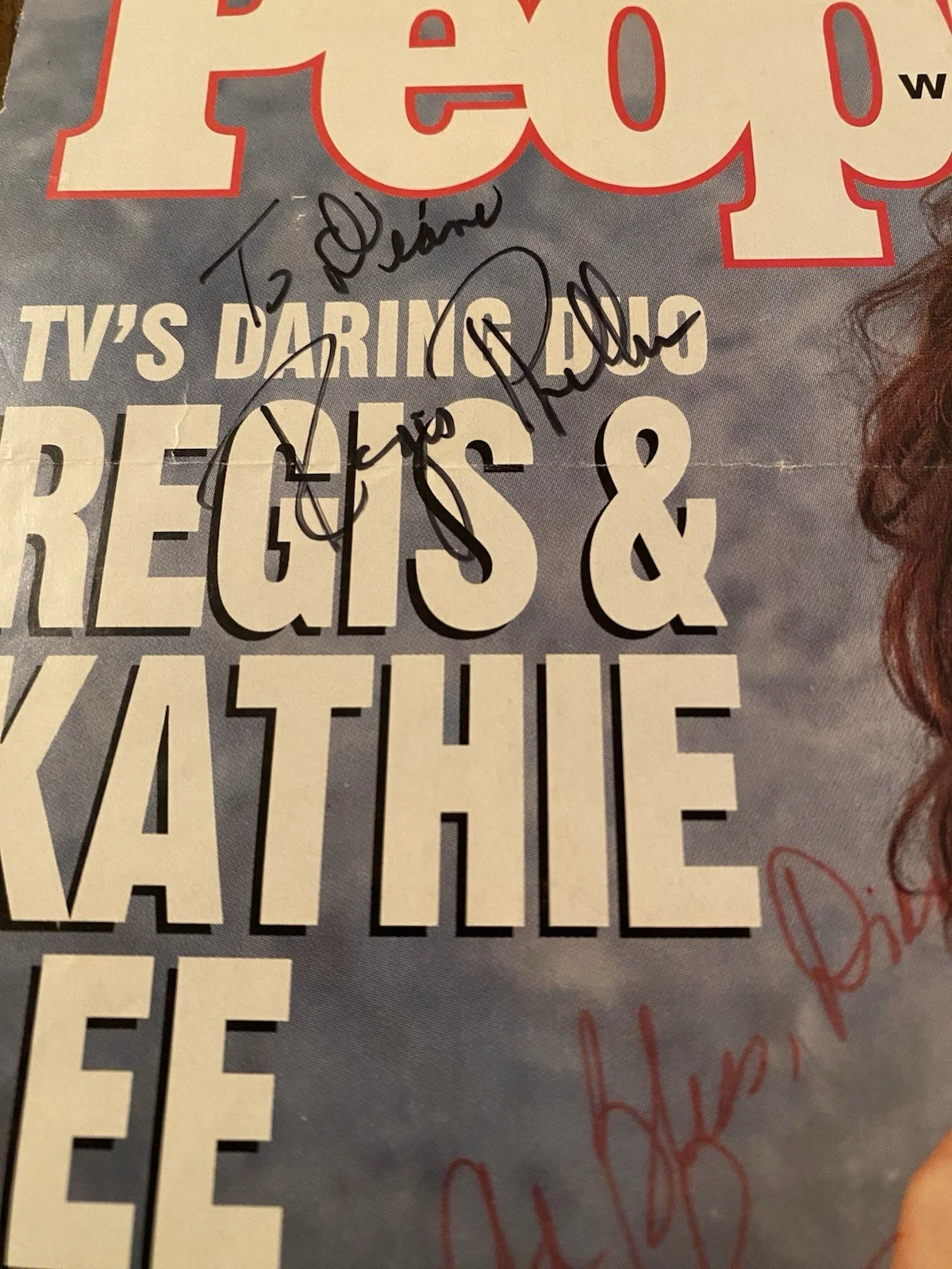 Regis Philbin, Kathie Lee Gifford — Regis Philbin Kathie Lee Gifford Signed Autographed People Magazine With COA, изображение 3