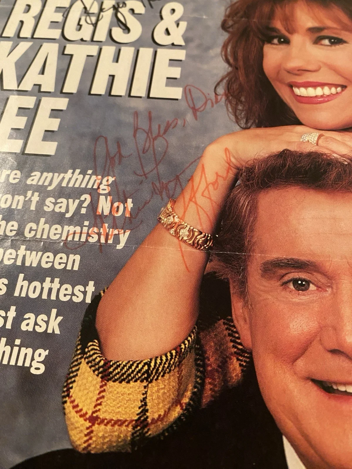 Regis Philbin, Kathie Lee Gifford — Regis Philbin Kathie Lee Gifford Signed Autographed People Magazine With COA, изображение 5