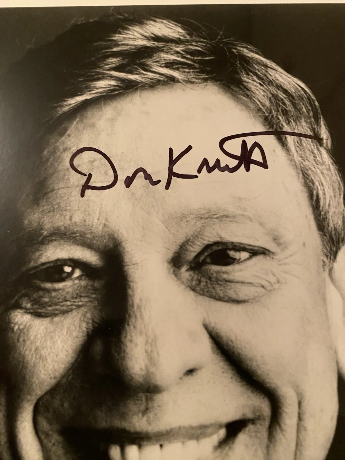 Don Knotts — Don Knotts Signed Autographed Photo Older Matlock Threes Company With COA, изображение 3