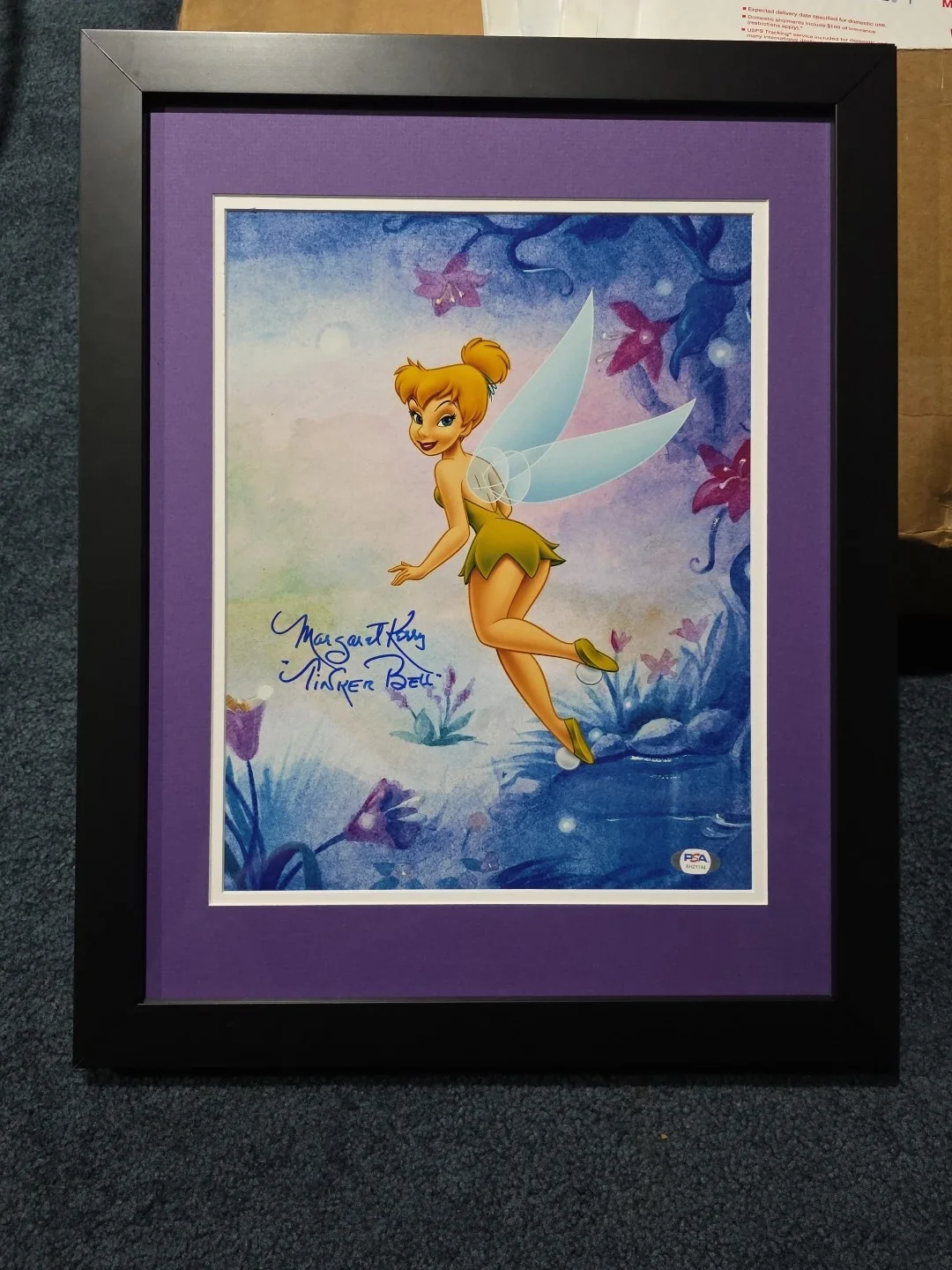 Margaret Kerry — Tinker Bell Margaret Kerry Autographed 11X14 Framed Photo Disney PSA Cert Signed, image 2