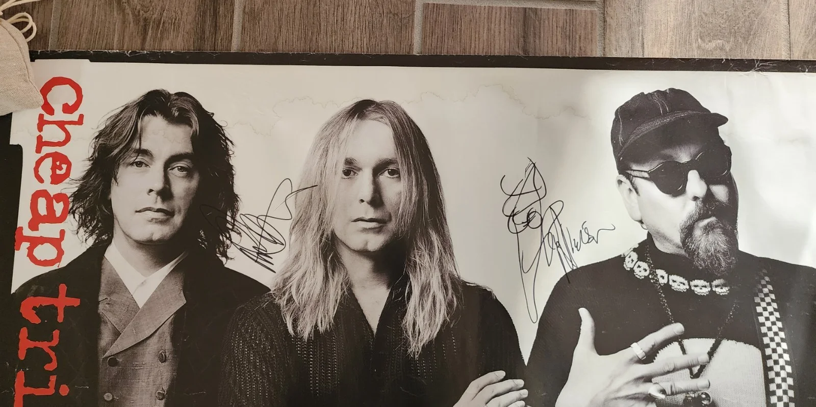 CHEAP TRICK Music Autographed VINTAGE Poster 24X36, image 2