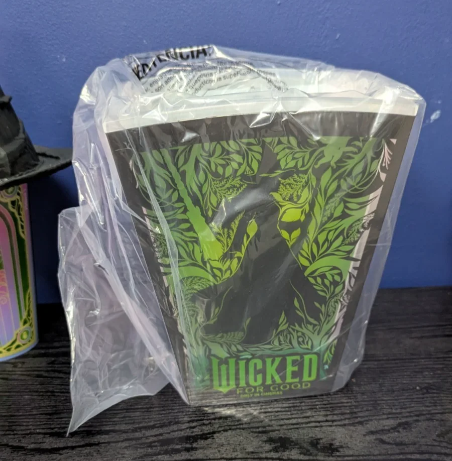 Wicked For Good LED Popcorn Bucket and Cinema Elphaba Witch Hat Cup - New -, изображение 4