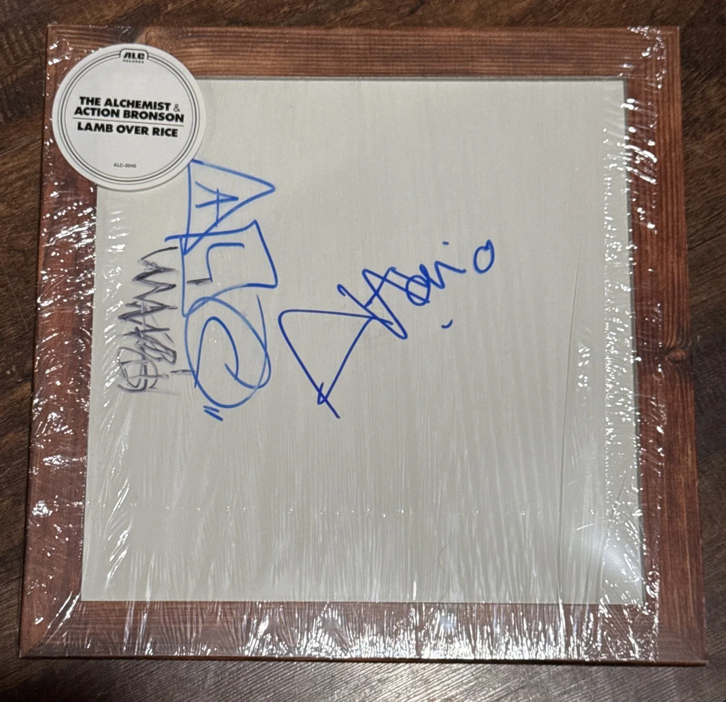 Action Bronson & the Alchemist Lamb Over Rice SIGNED White Vinyl /1500 3x Insert, изображение 2