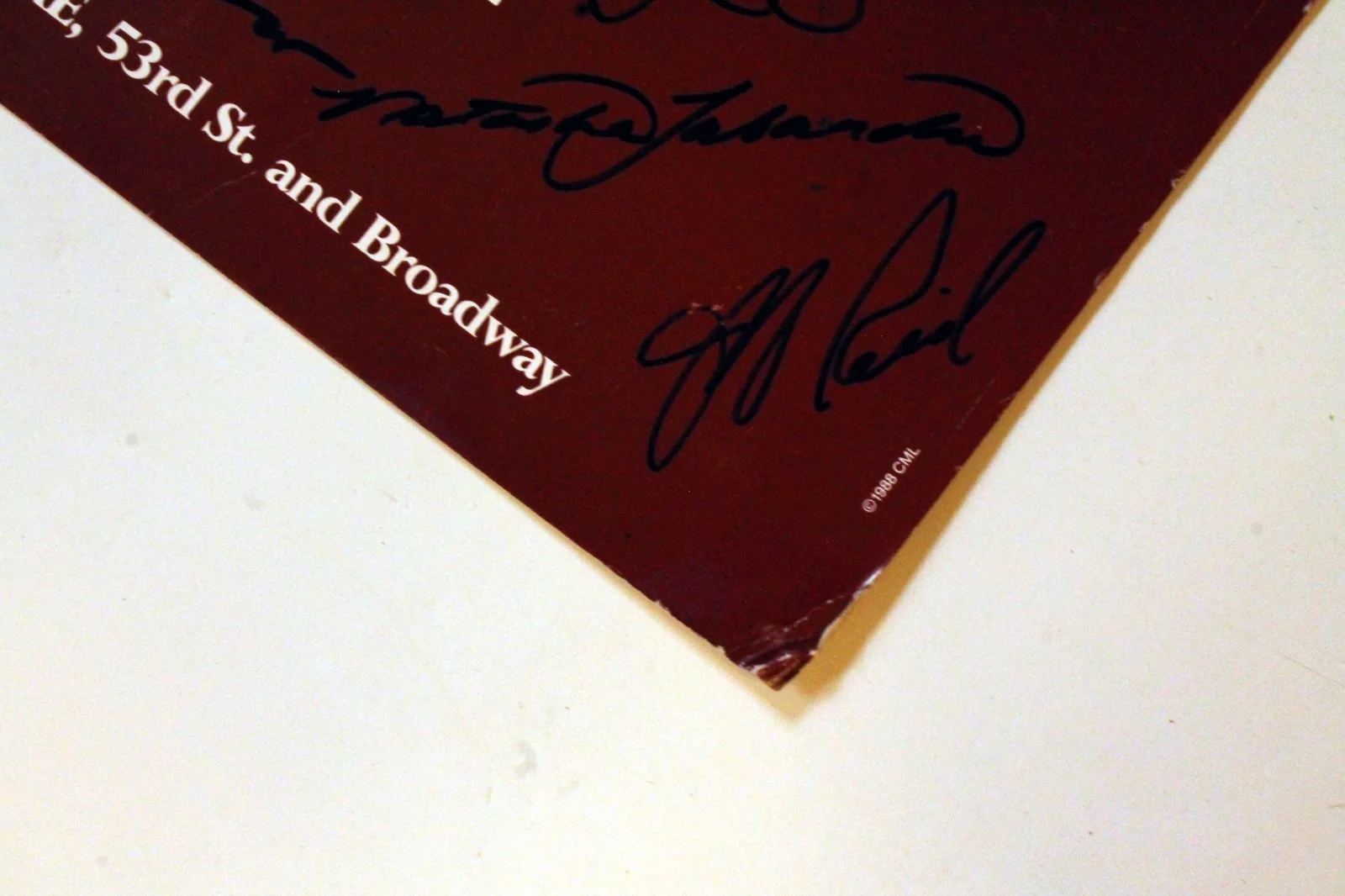 MISS SAIGON Window Card Broadway Theatre CAST AUTOGRAPHED HAND SIGNED, image 4