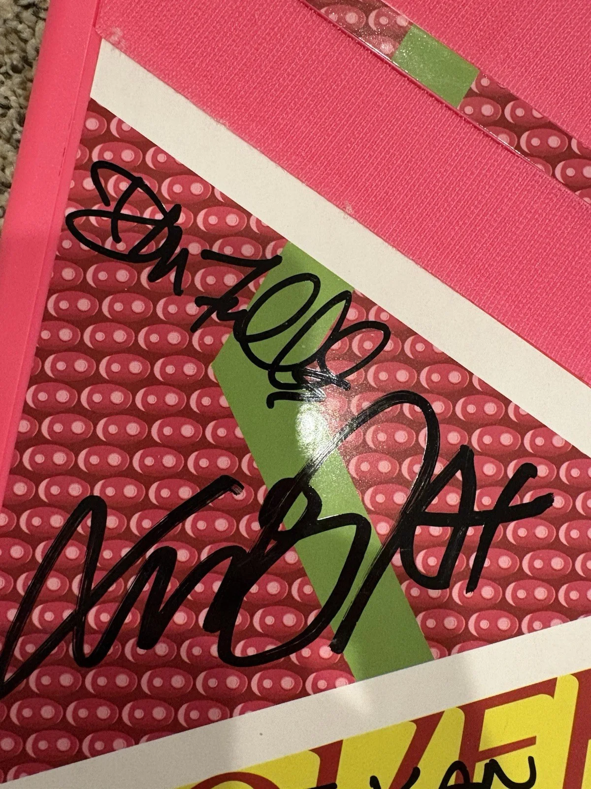 Michael J Fox — 2025 Leaf Red Carpet BACK TO THE FUTURE Auto Hoverboard - MICHAEL J FOX, 7 Autos, image 3