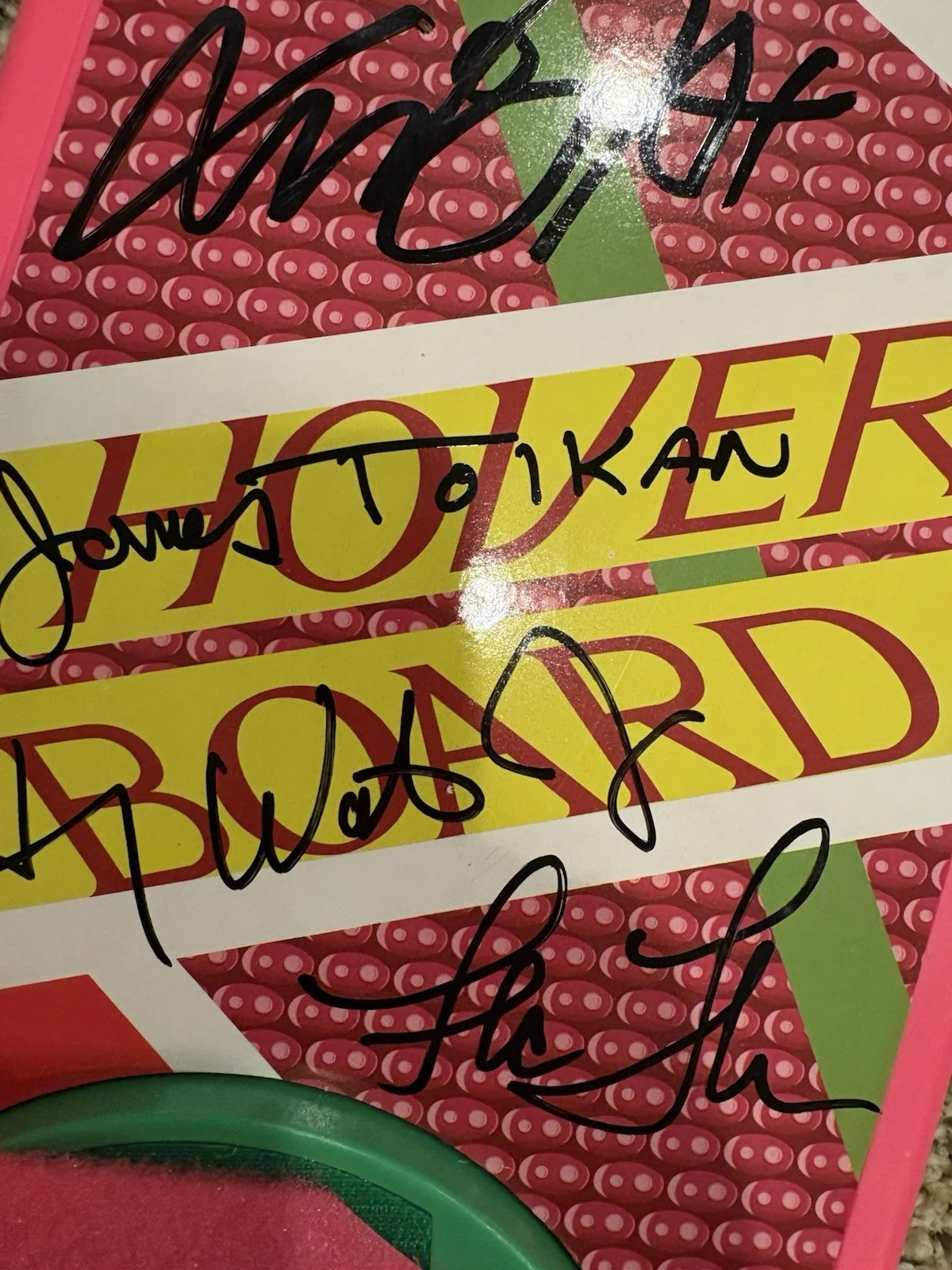 Michael J Fox — 2025 Leaf Red Carpet BACK TO THE FUTURE Auto Hoverboard - MICHAEL J FOX, 7 Autos, image 4