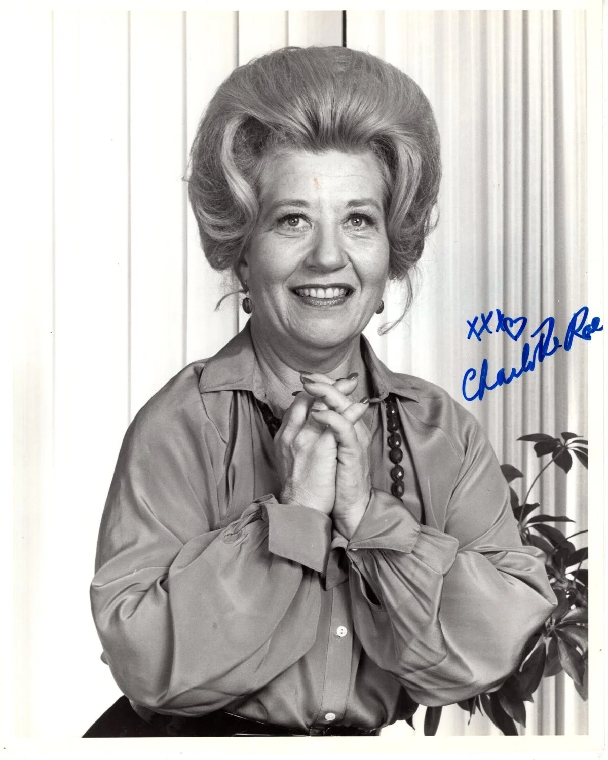 Charlotte Rae — CHARLOTTE RAE signed autographed 8x10 THE FACTS OF LIFE EDNA GARRETT photo