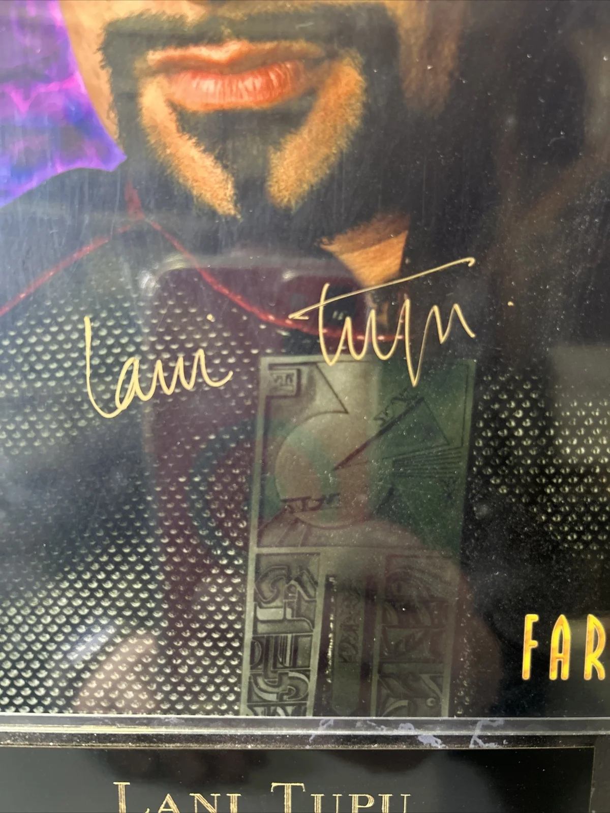 Lani Tupu — Official Farscape Signed Lani Tupu As Capt. Bialar Crais 8x10 Photo Plaque, изображение 2
