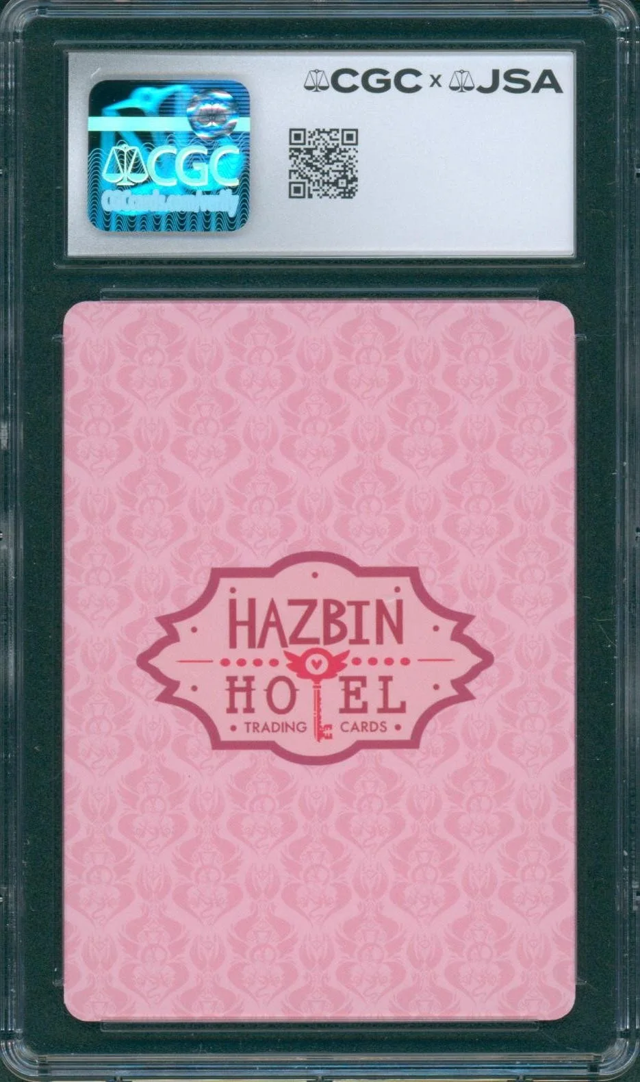 Blake Roman — Blake Roman Signed Foil Card Hazbin Hotel Ed. 2 Angel Dust Mint 9 CGC x JSA SLAB, изображение 2
