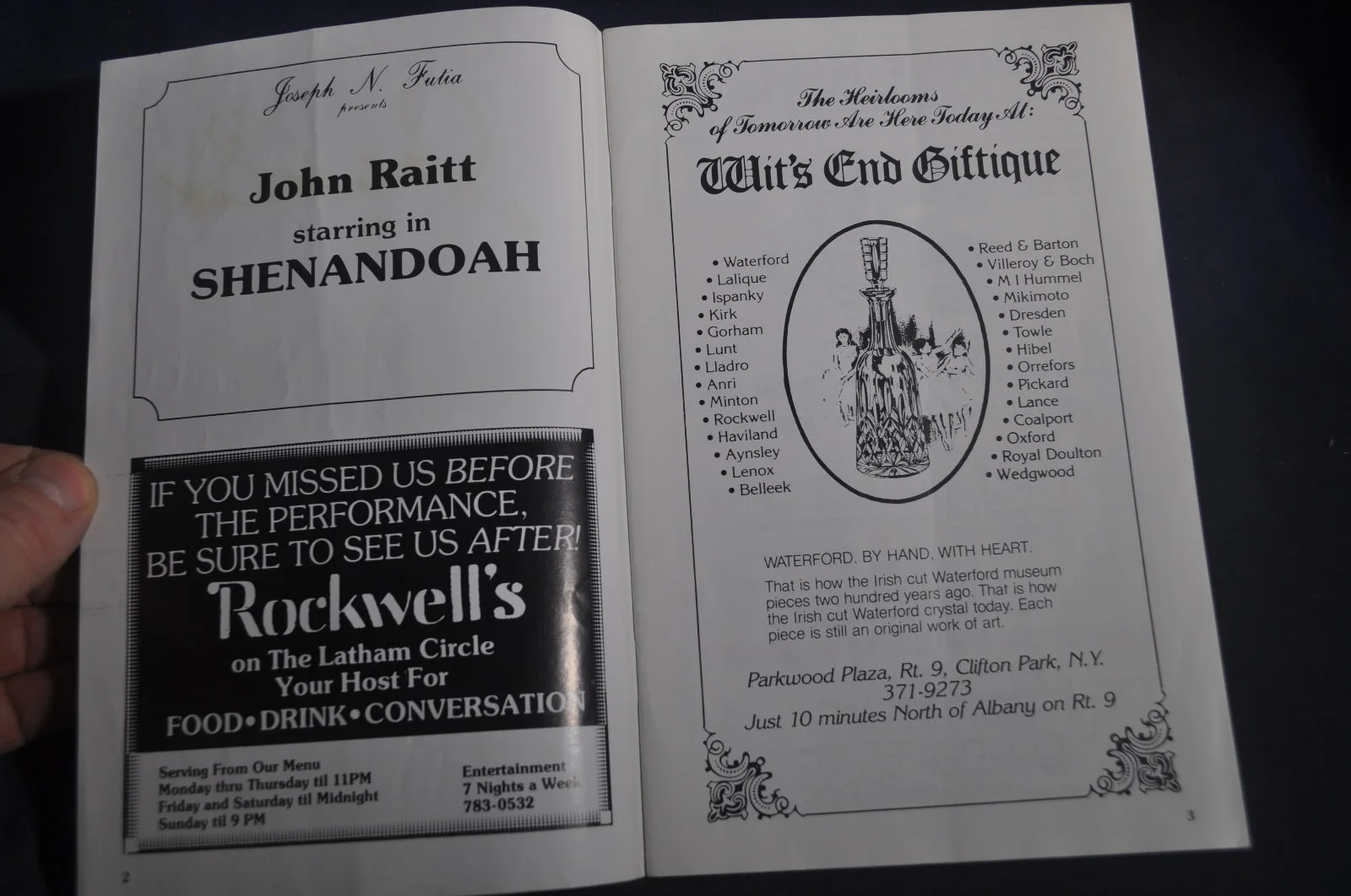 *SIGNED* John Raitt in Shenandoah, image 2