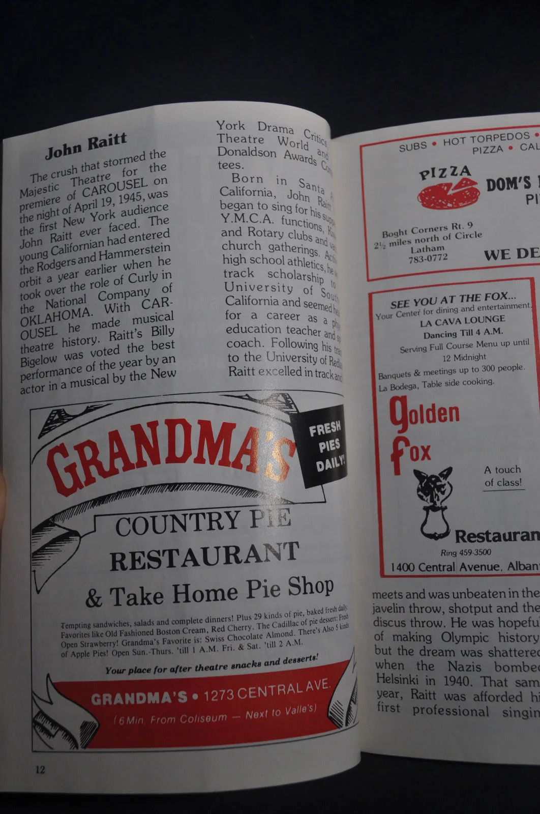 *SIGNED* John Raitt in Shenandoah, image 4