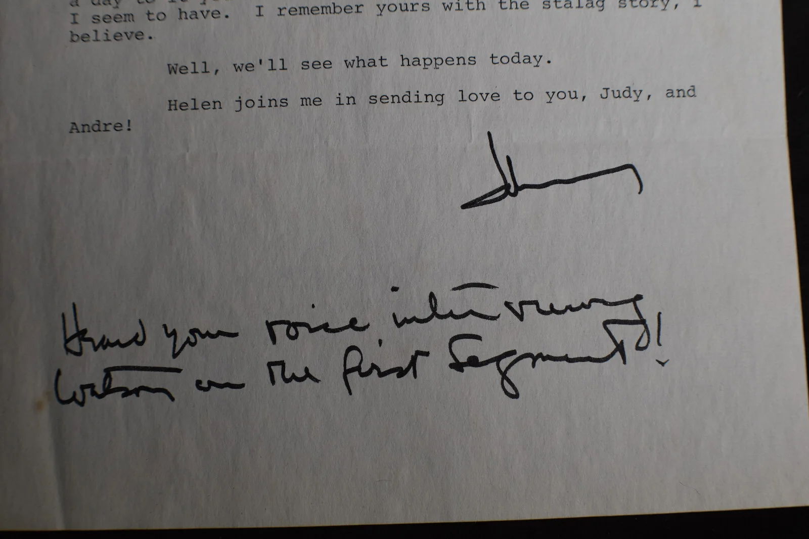 1970 *SIGNED* John L Greene Letter *MY FAVORITE MARTIAN*, изображение 5
