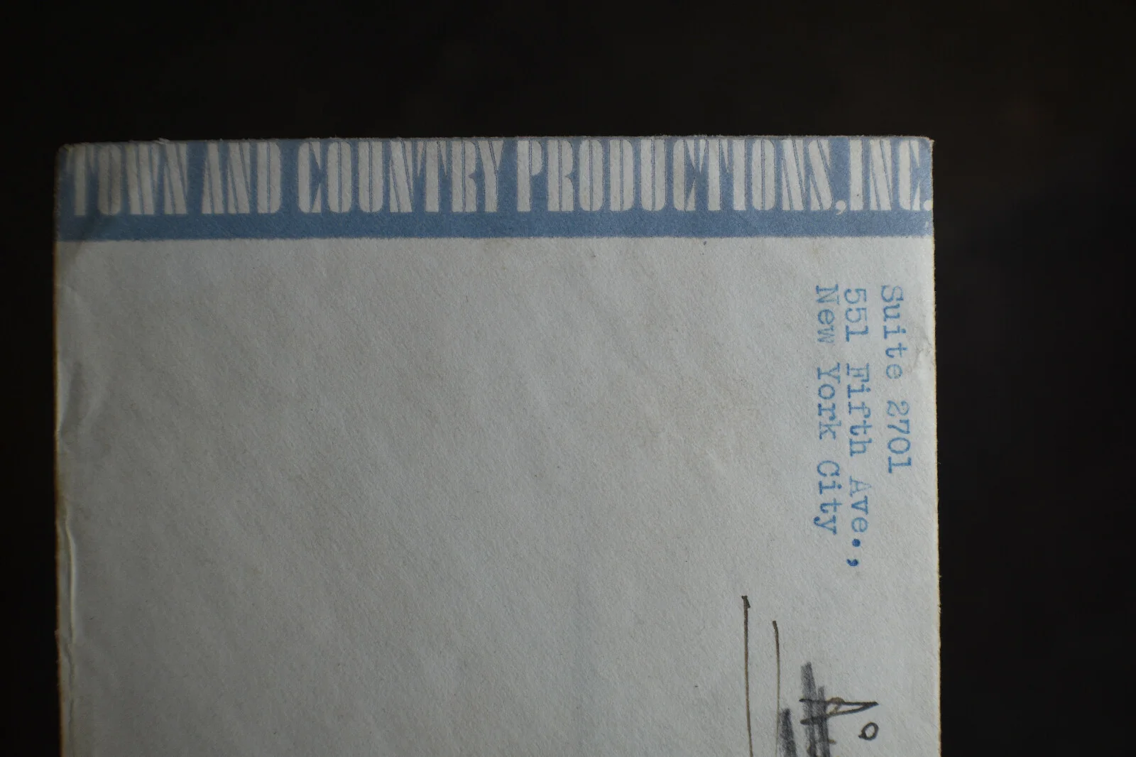 1941 *SIGNED* Sally Rand Productions Envelope, image 2