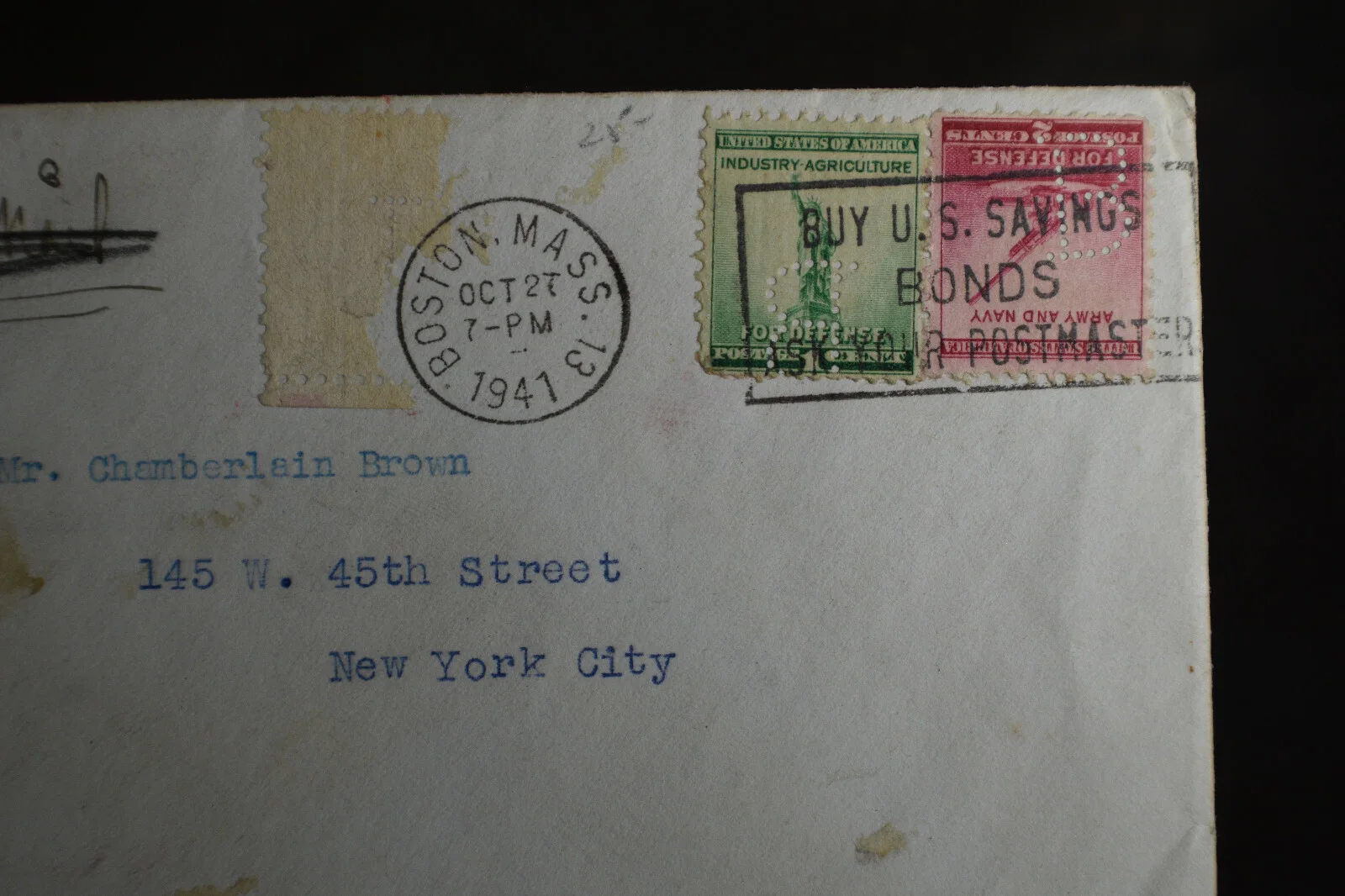 1941 *SIGNED* Sally Rand Productions Envelope, image 5