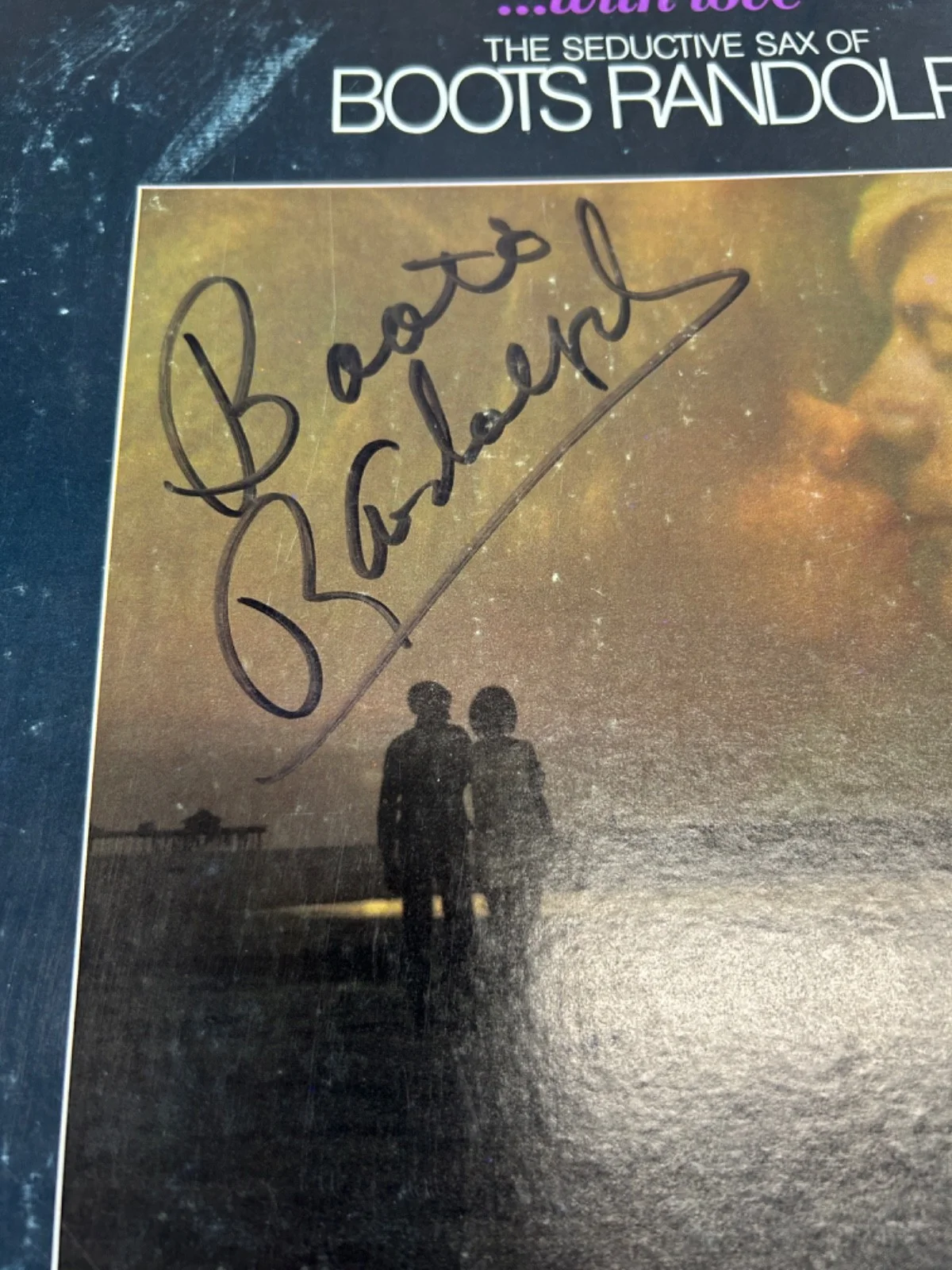 Boots Randolph Signed With Love Vinyl Record Album LP Saxophone, image 2
