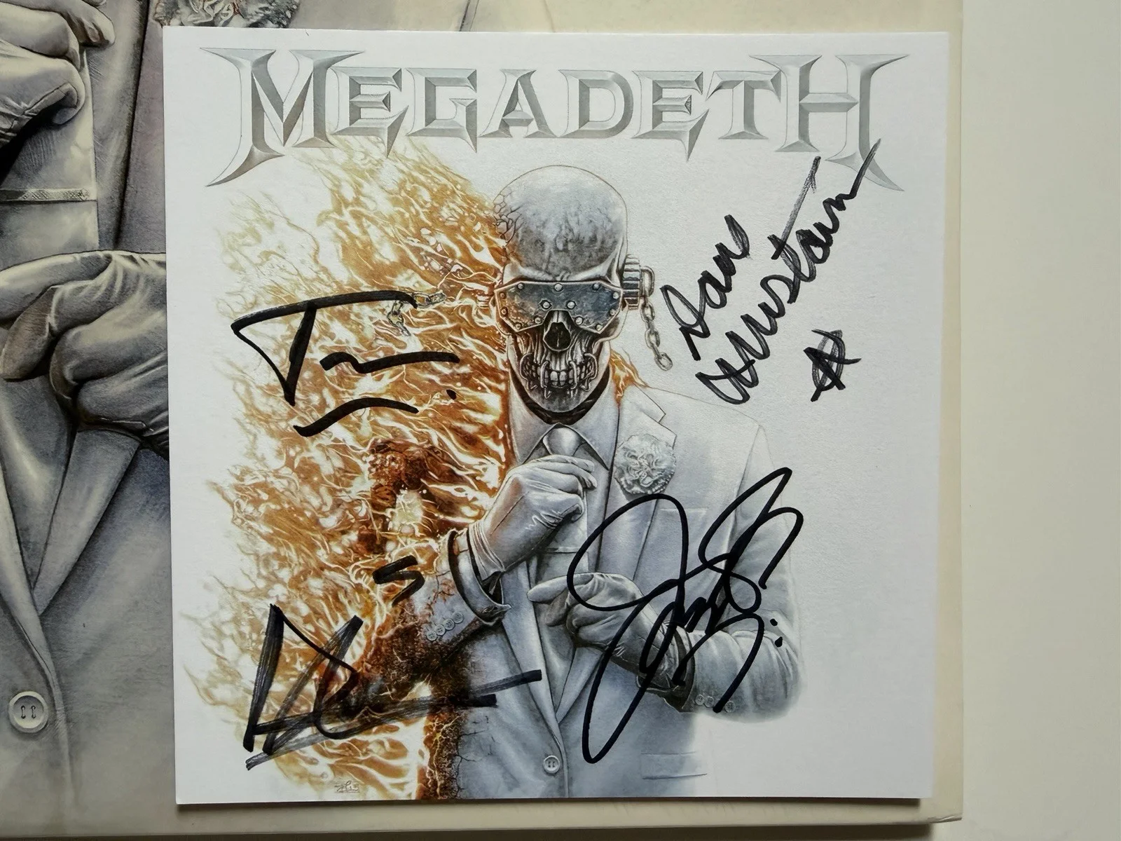 Megadeth Self Titled SIGNED BLAZE LP 2026 AUTOGRAPHED New Talk Shop SOLD OUT, image 3