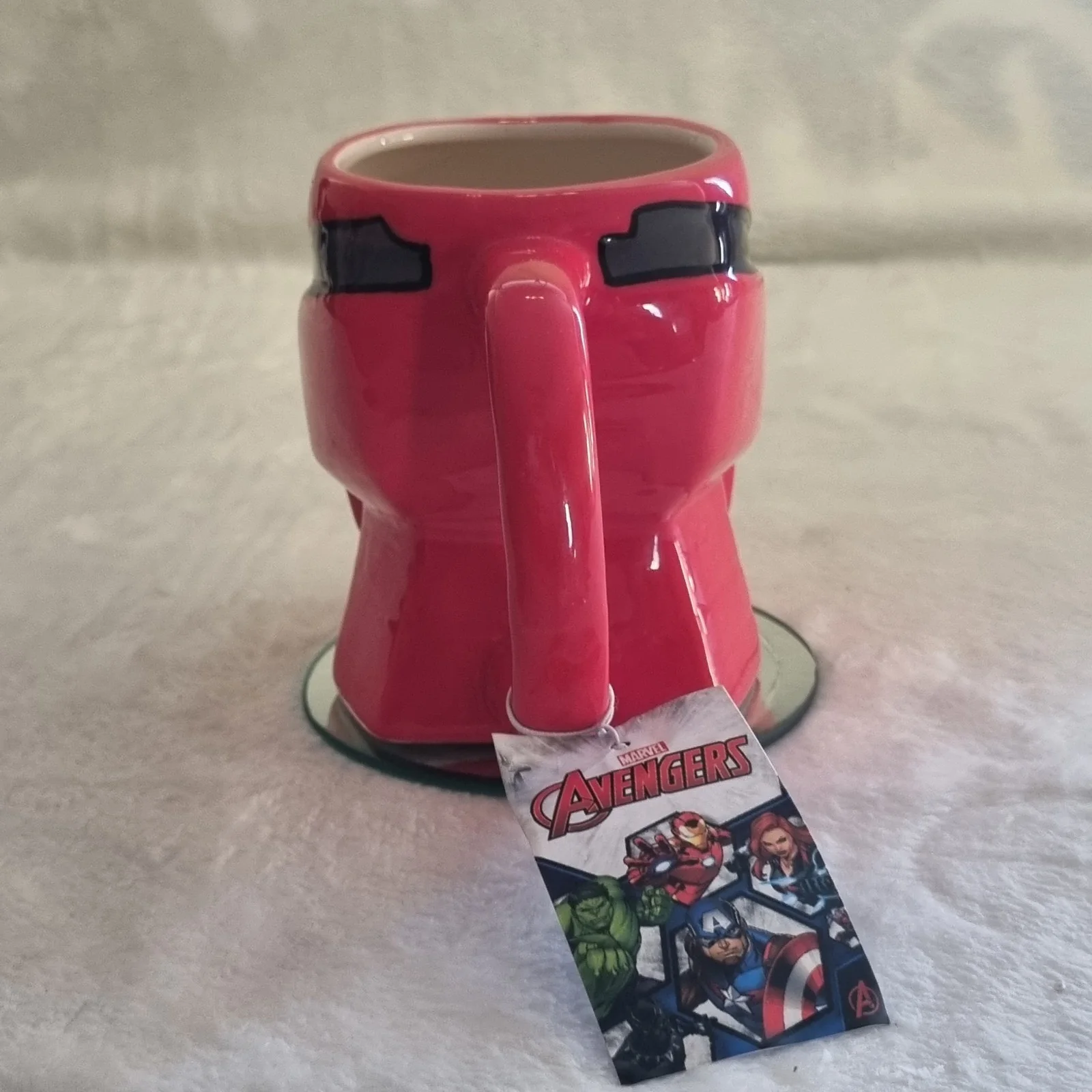 Marvel Iron Man 3D Sculpted Ceramic Coffee Mug Heat Changing, image 4