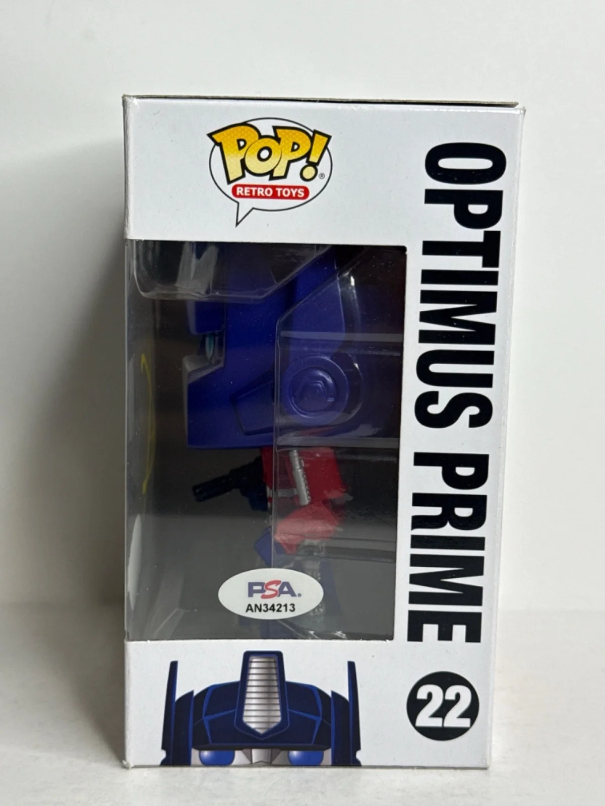 Shia Labeouf — Shia LaBeouf Signed Optimus Prime Transformers Funko #22 PSA AN34213, изображение 2