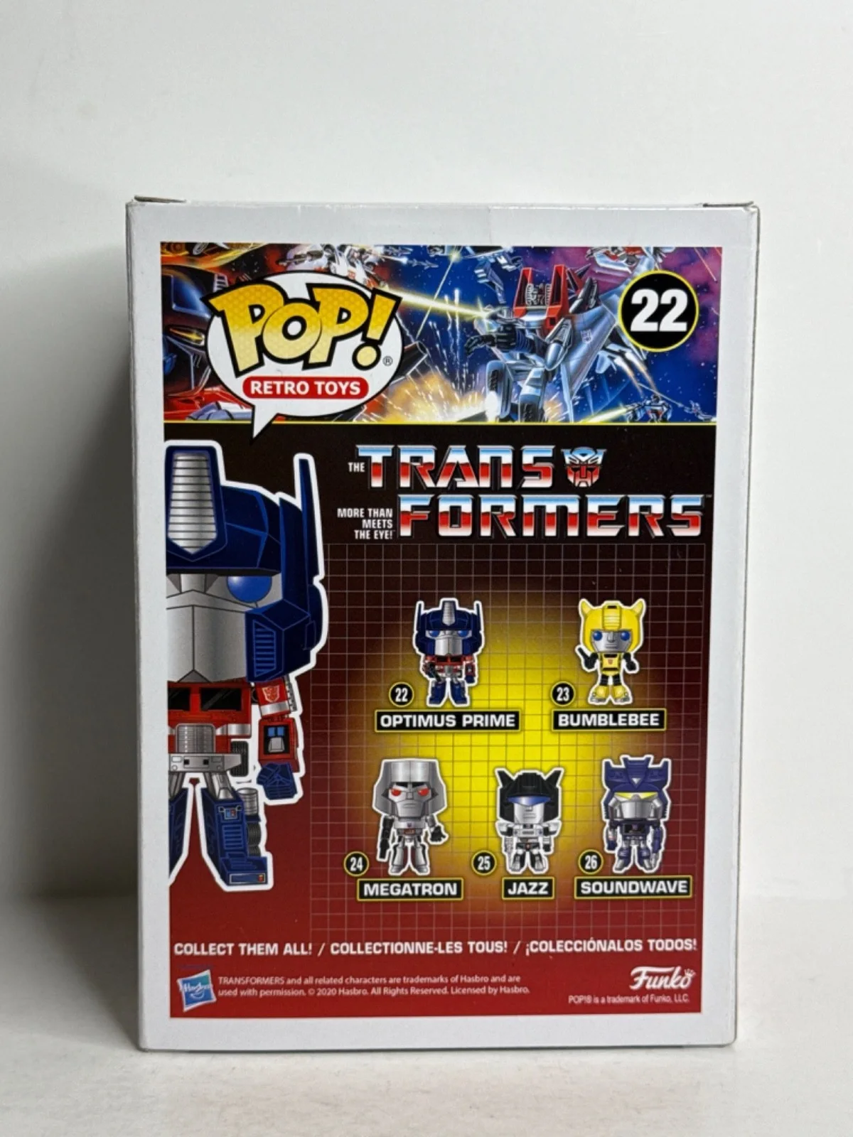 Shia Labeouf — Shia LaBeouf Signed Optimus Prime Transformers Funko #22 PSA AN34213, изображение 3