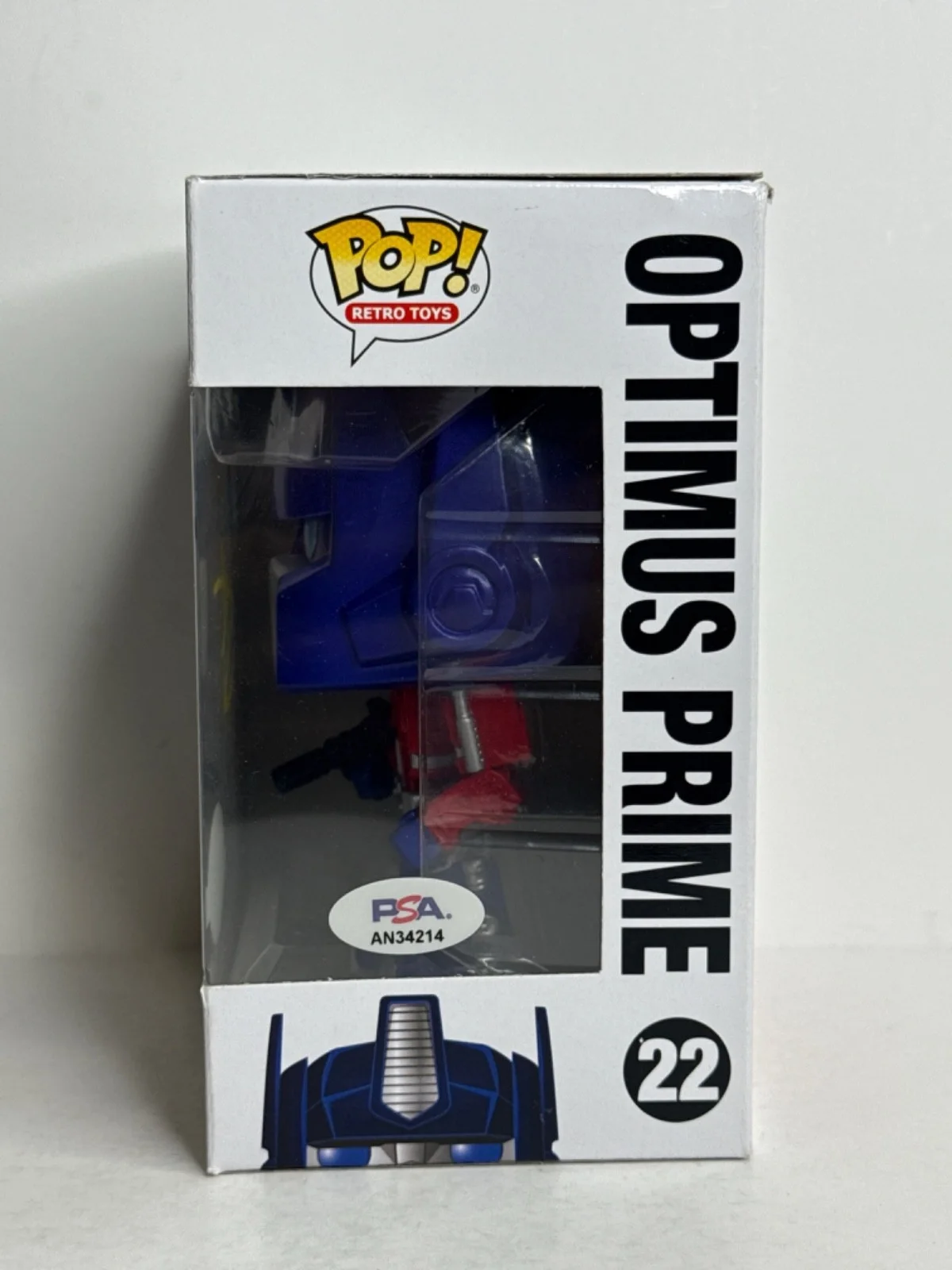 Shia Labeouf — Shia LaBeouf Signed Optimus Prime Transformers Funko #22 PSA AN34214, image 2