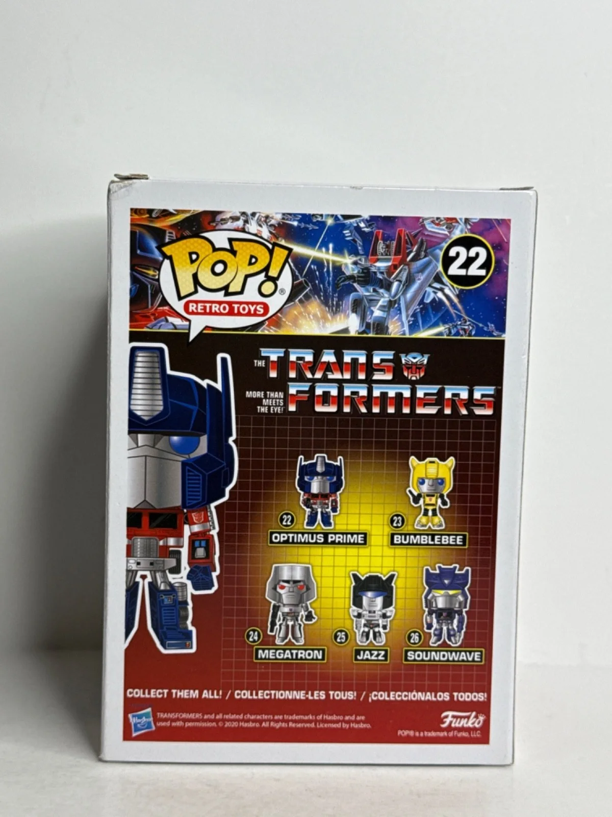 Shia Labeouf — Shia LaBeouf Signed Optimus Prime Transformers Funko #22 PSA AN34214, image 3