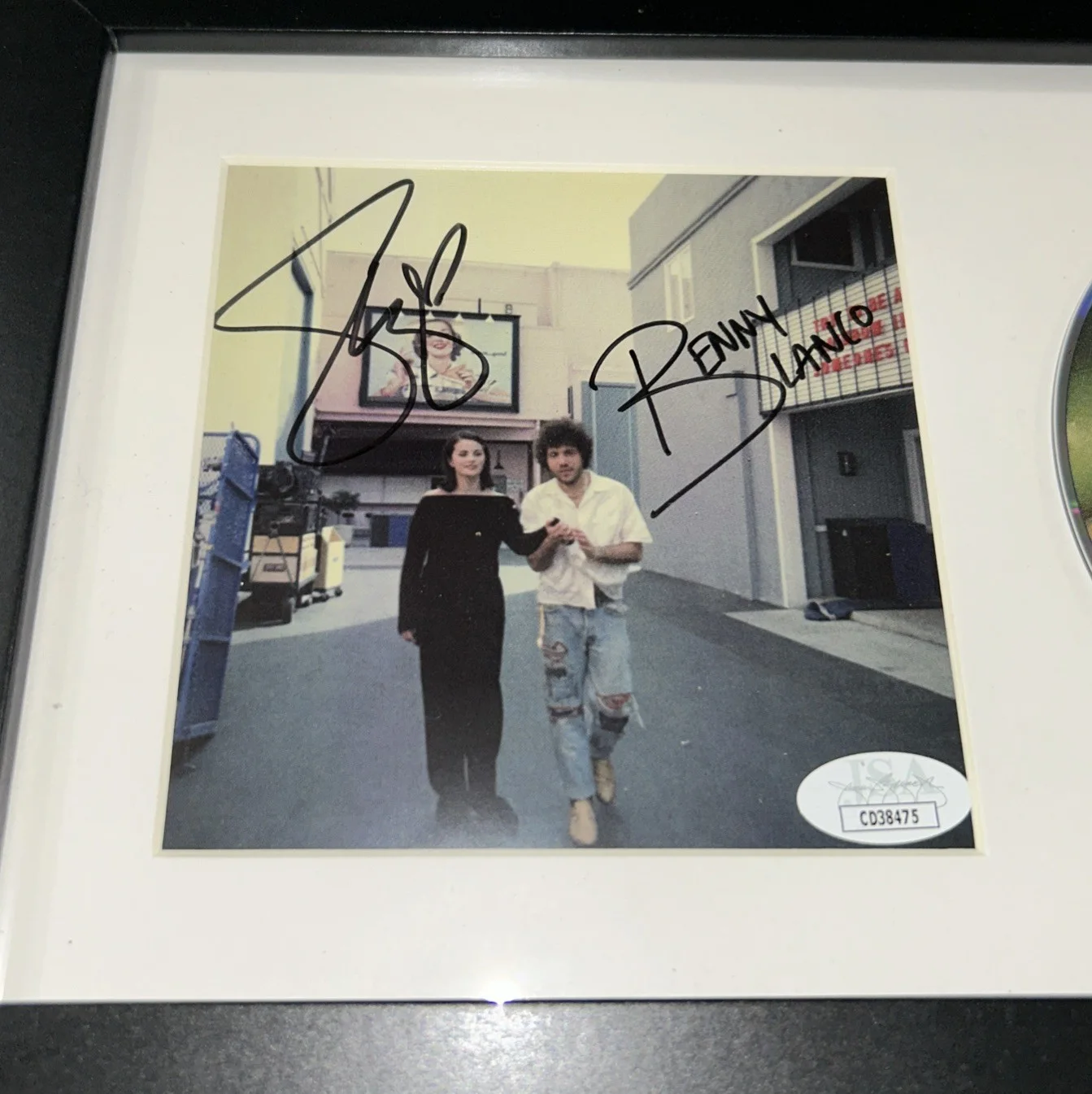 Benny Blanco Selena Gomez CD Cover AUTOGRAPHED JSA COA Framed Display, image 2