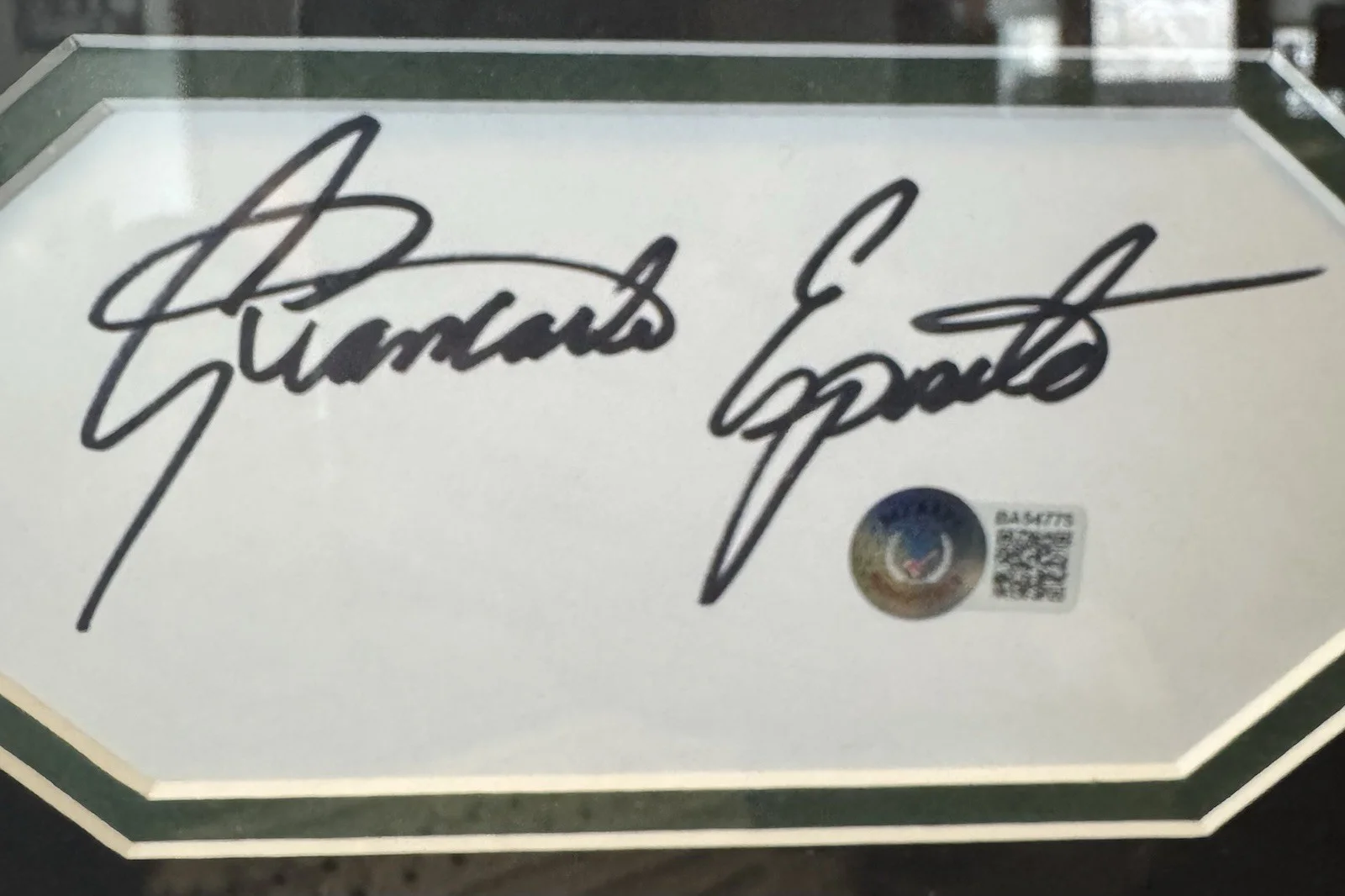 Giancarlo Esposito — Giancarlo Esposito Breaking Bad “Gus” 12X15 Matted & Framed Autograph COA, изображение 2