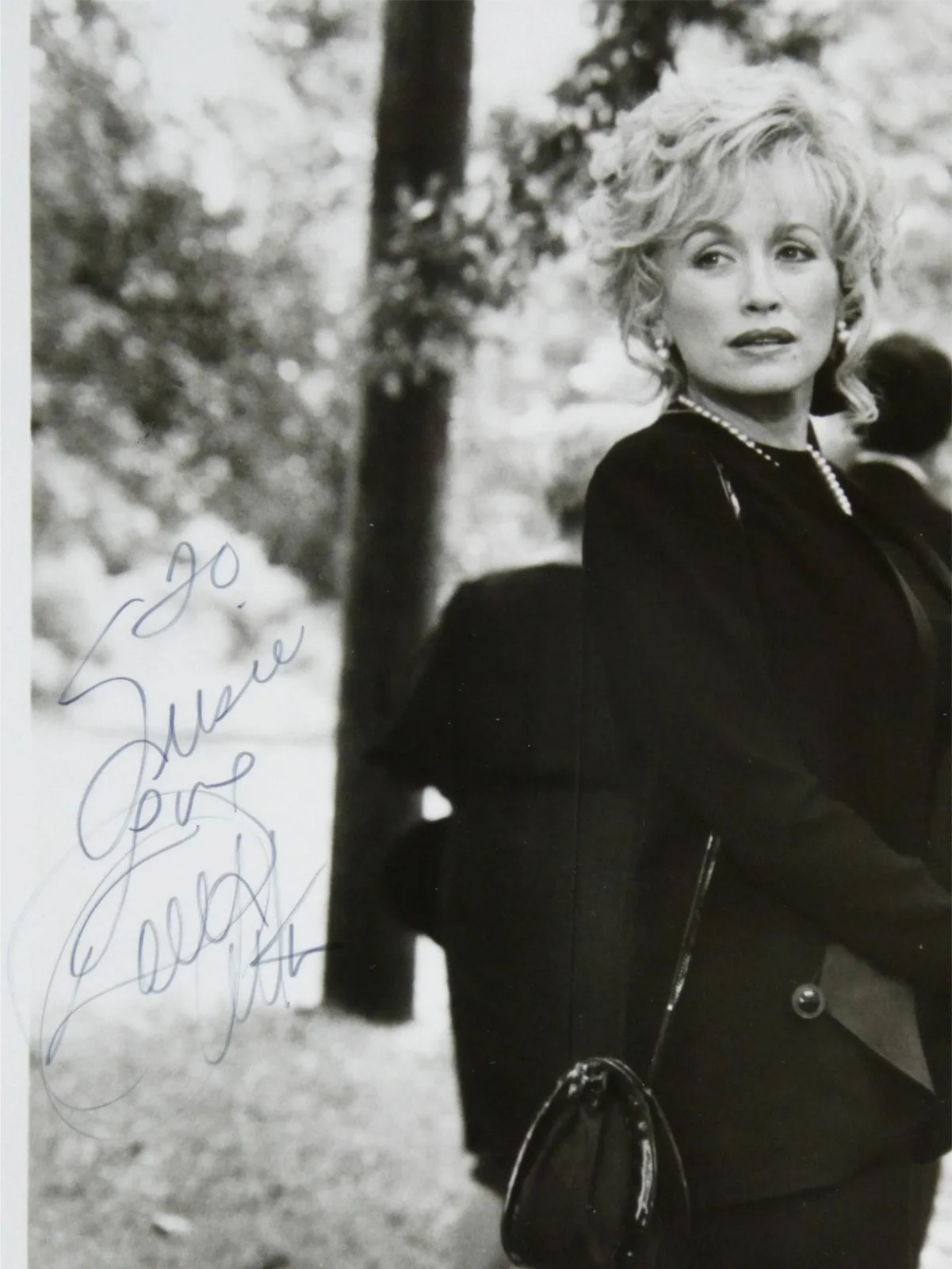 Dolly Parton — Dolly Parton Signed 8x10 Promo Photo Steel Magnolias To Susie Autograph JSA COA, изображение 3