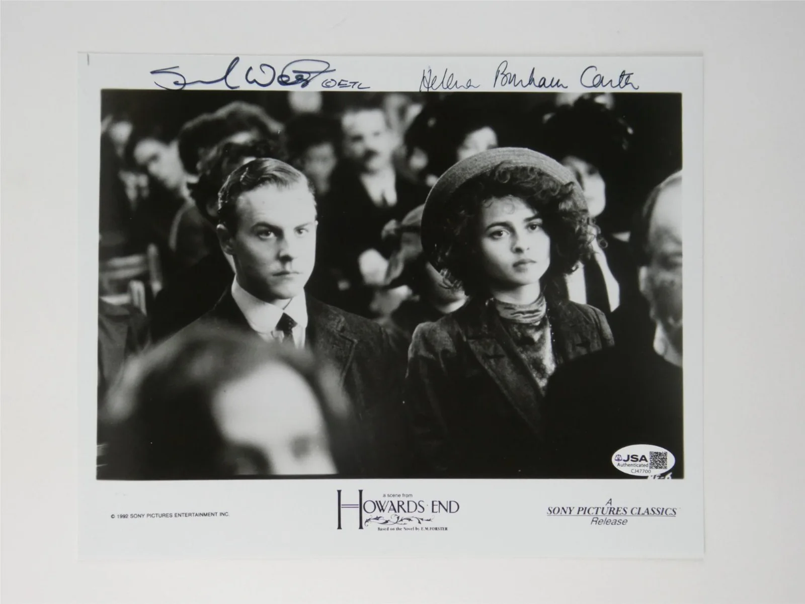 Samuel West — Helena Bonham Carter Samuel West Signed 8x10 Promo Photo Howards End JSA COA, image 2