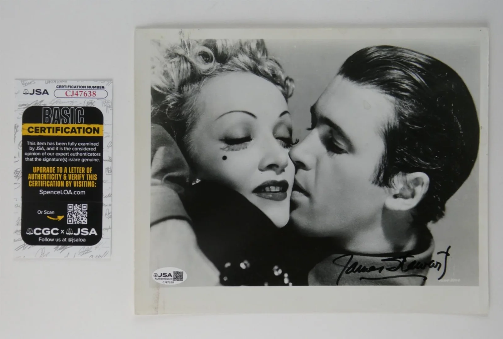 James Stewart — James Stewart Signed 8x10 Photo B&W Destry Rides Again Autographed JSA COA