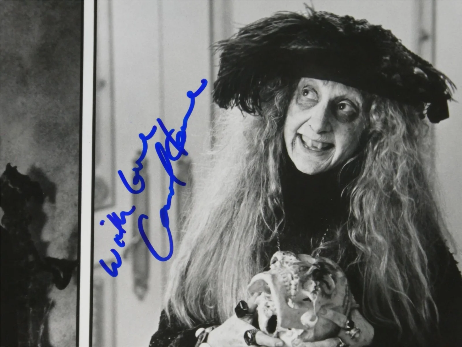 Carol Kane — Carol Kane Signed 8x10 Promo Photo Addams Family Values B&W Autographed JSA COA, изображение 3