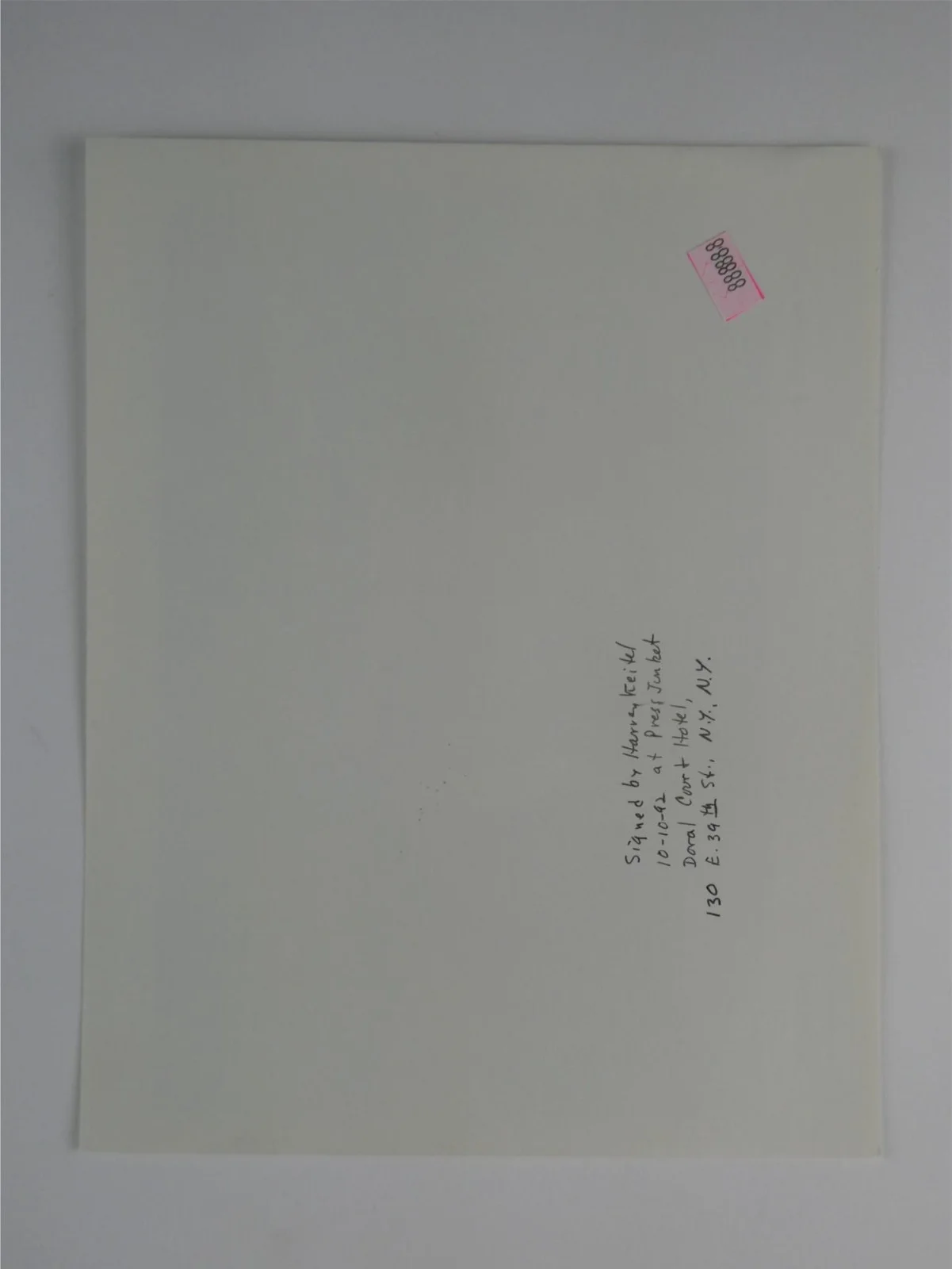 Harvey Keitel — Harvey Keitel Signed 8x10 Promo Photo Reservoir Dogs Personalized JSA COA, изображение 4
