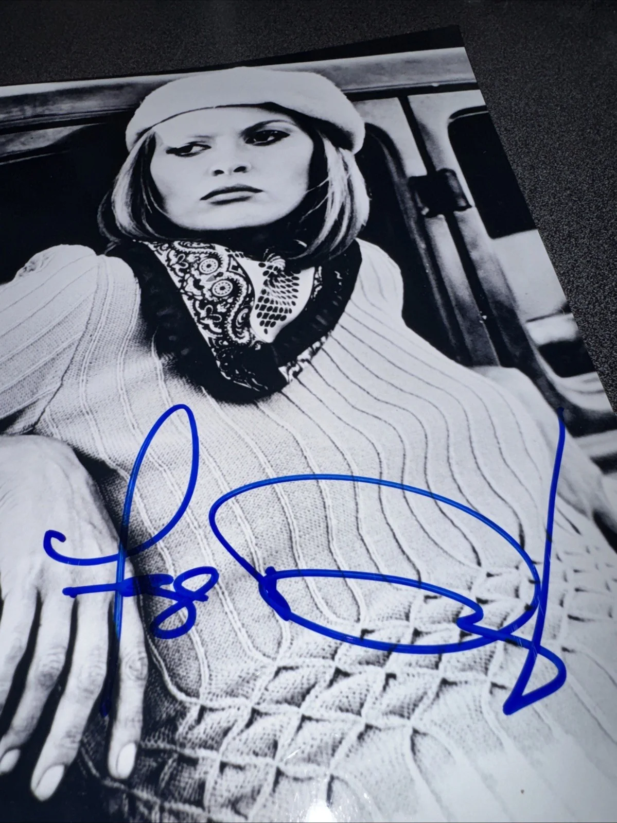 Faye Dunaway — Faye Dunaway Autographed Signed 8x10 Photograph Todd Mueller Letter Of Authentic, изображение 2