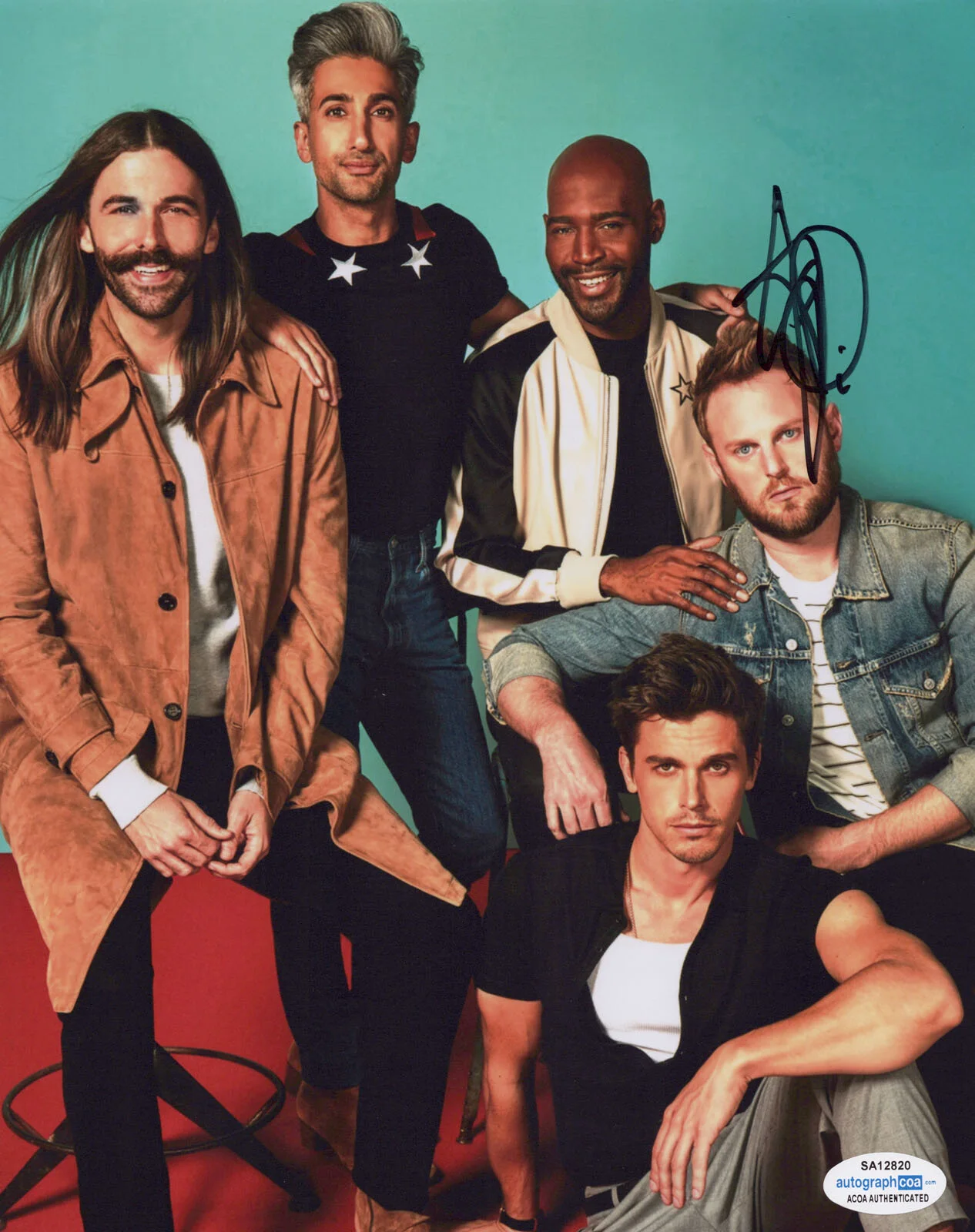ANTONI POROWSKI — Antoni Porowski signed "QUEER EYE" 8x10 Photo PROOF Autograph SEXY Hot ACOA COA, изображение 4