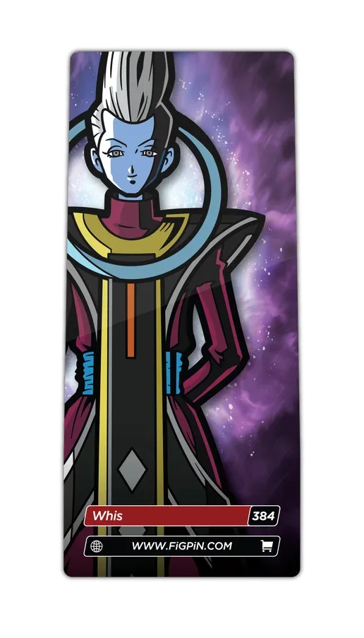 FiGPiN Whis (0384) Dragon Ball Super 3-Inch Enamel Pin, изображение 2