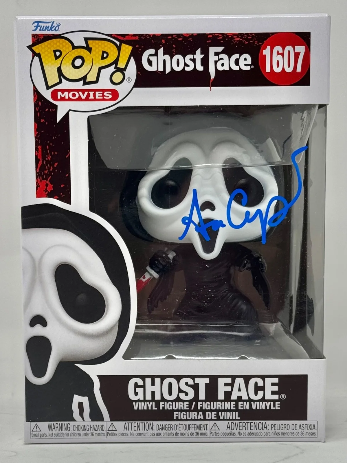 Anna Camp — Anna Camp Signed Scream 7 Ghost Face Funko Pop 1607 Autograph Horror Beckett COA, image 2