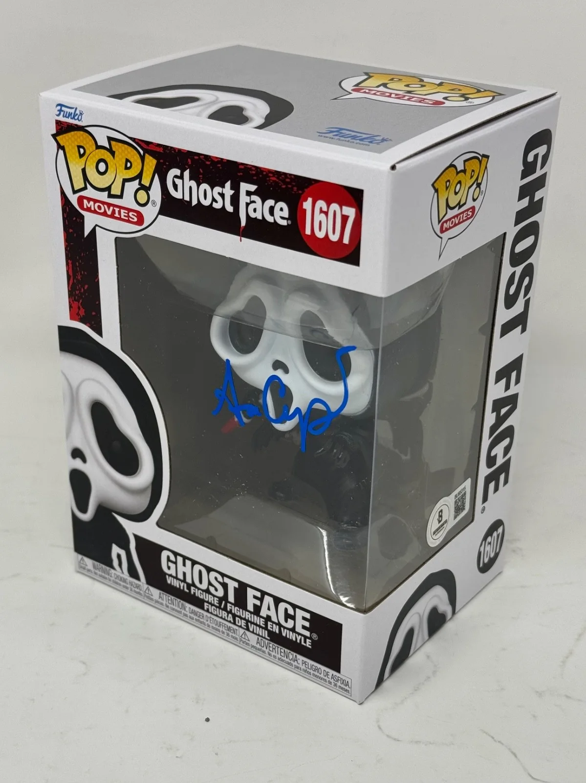 Anna Camp — Anna Camp Signed Scream 7 Ghost Face Funko Pop 1607 Autograph Horror Beckett COA, image 3