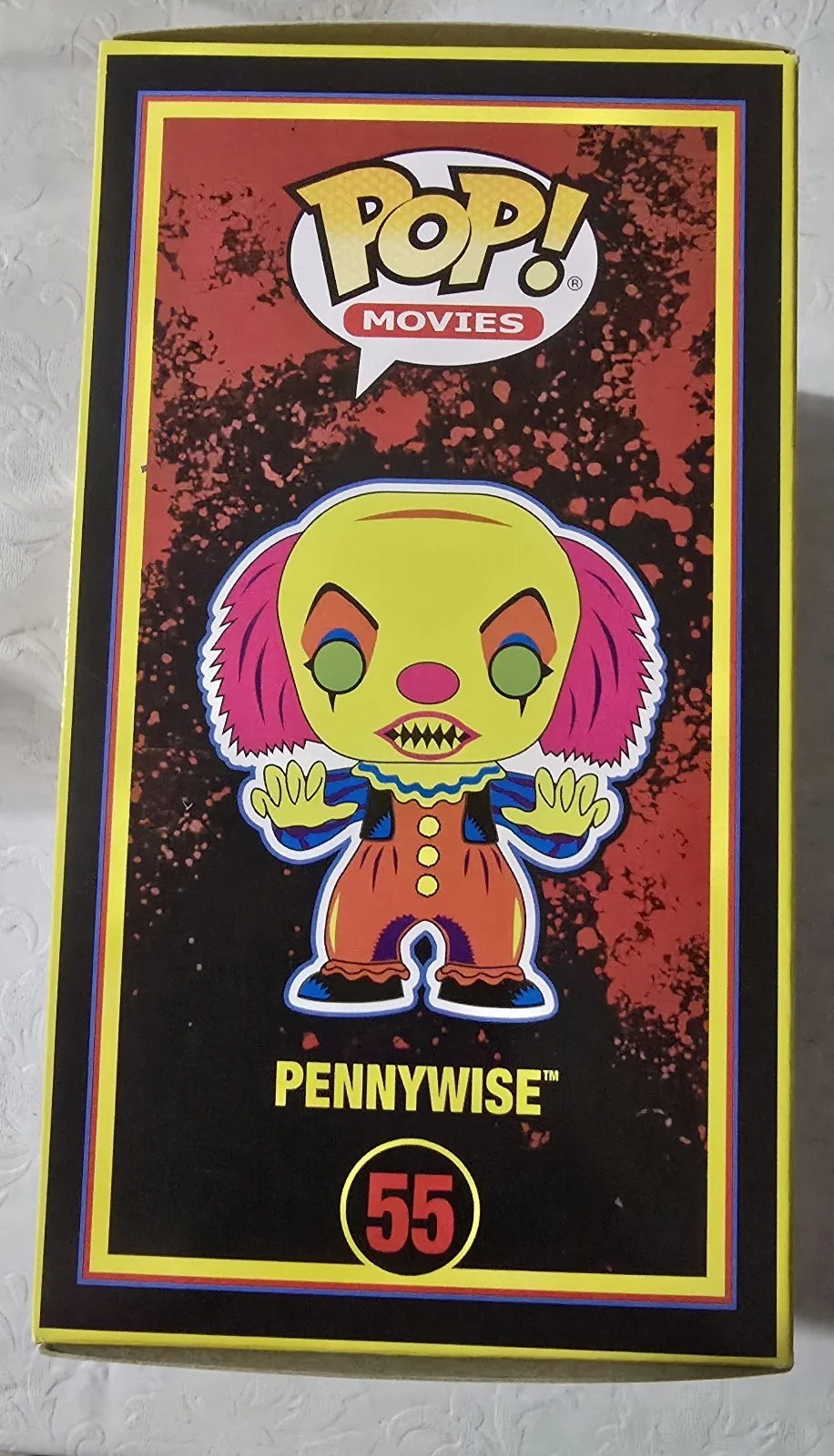 Tim Curry — Tim Curry Signed Pennywise IT Blacklight #55 Funko Pop OCCM & Curry COA, image 4