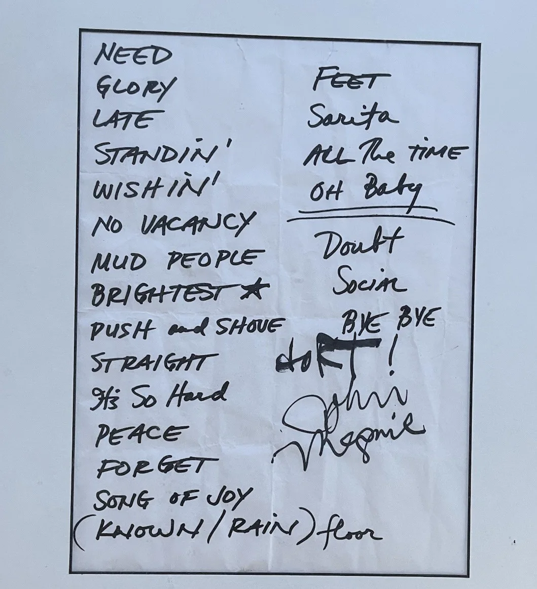 Subdudes House Of Blues San Francisco Framed Signed Set List MINT SUPER RARE!, изображение 4