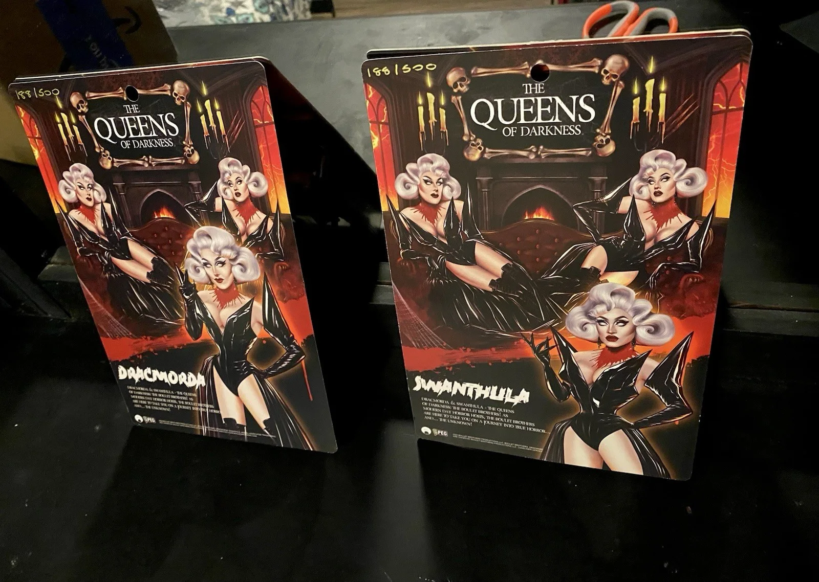 The Boulet Brothers Dragula SIGNED Figures Dracmorta & Swanthula #188/500 Rare, изображение 4