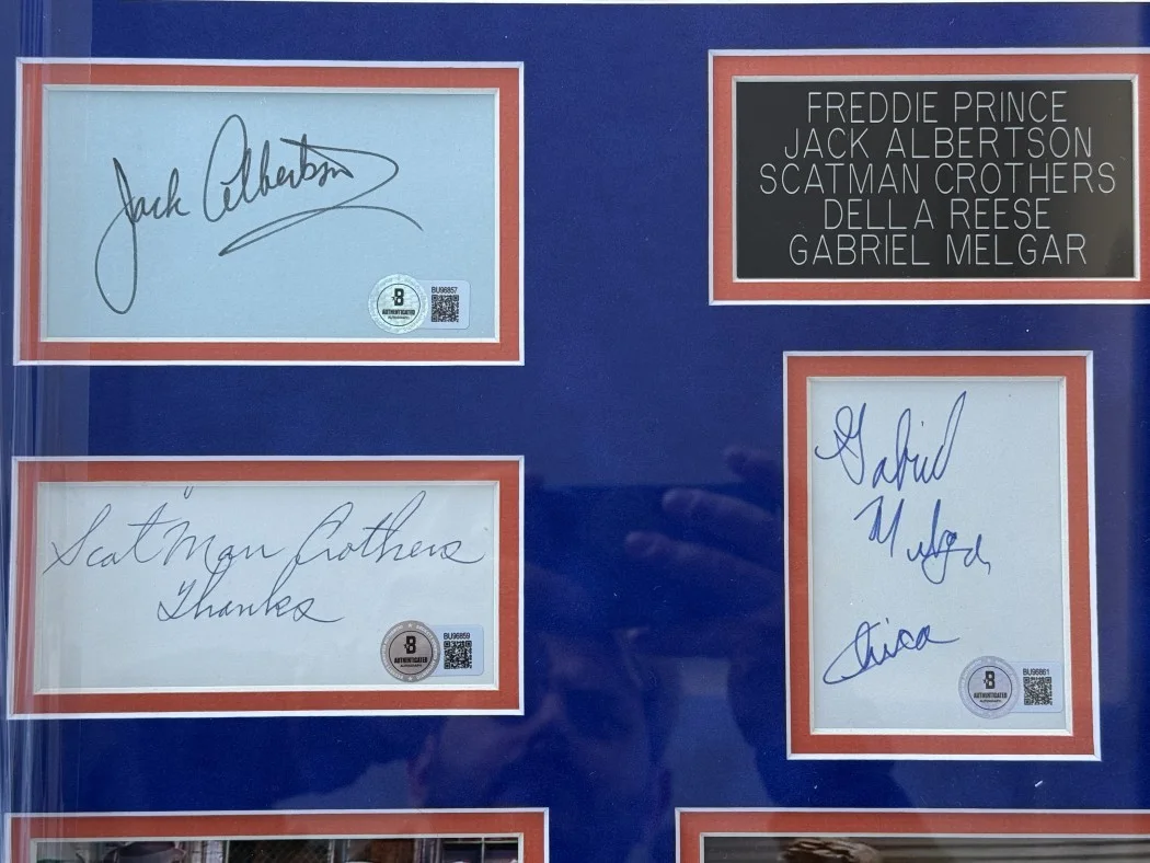 Freddie Prince, Jack Albertson, Scatman Crothers — Chico And The Man Signed Cast Cuts Freddie Prince Jack Albertson +3 Framed BAS, image 2