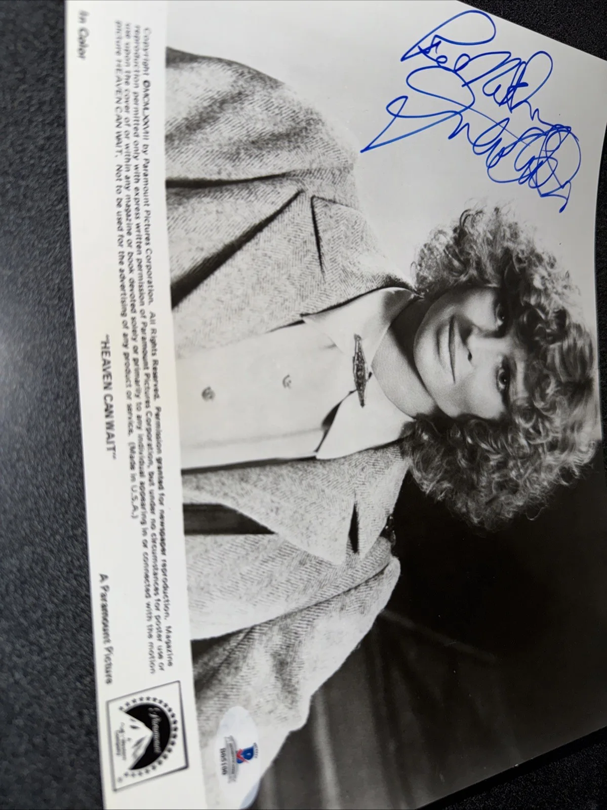 Julie Christie — Julie Christie Autographed Signed 8x10 Heaven Can Wait Press Photograph Beckett, изображение 3