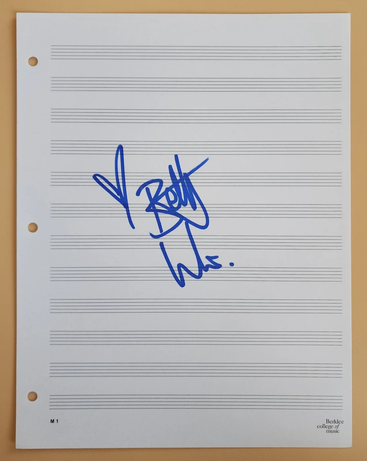 Betty Who Signed Berklee College of Music Sheet Music Legend RAD, изображение 3