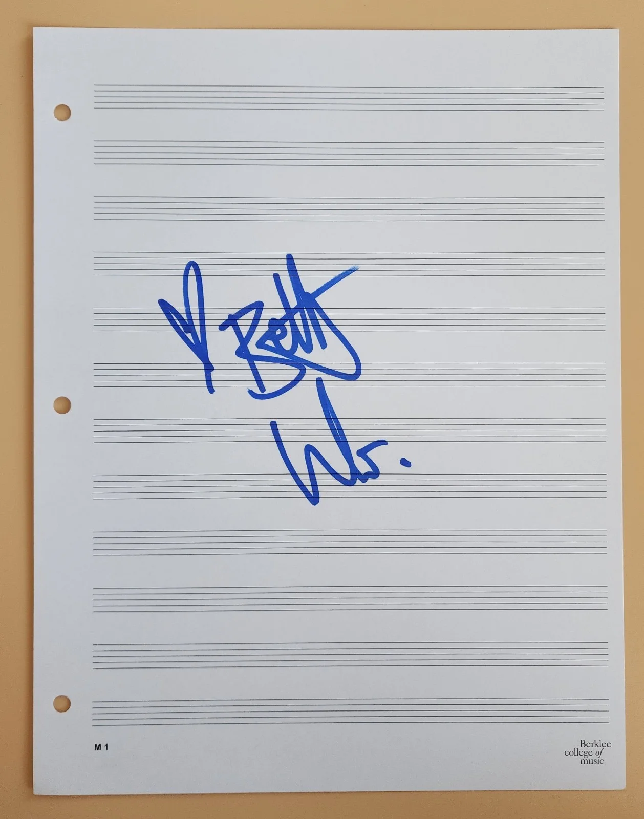 Betty Who Signed Berklee College of Music Sheet Music Legend RAD, изображение 4