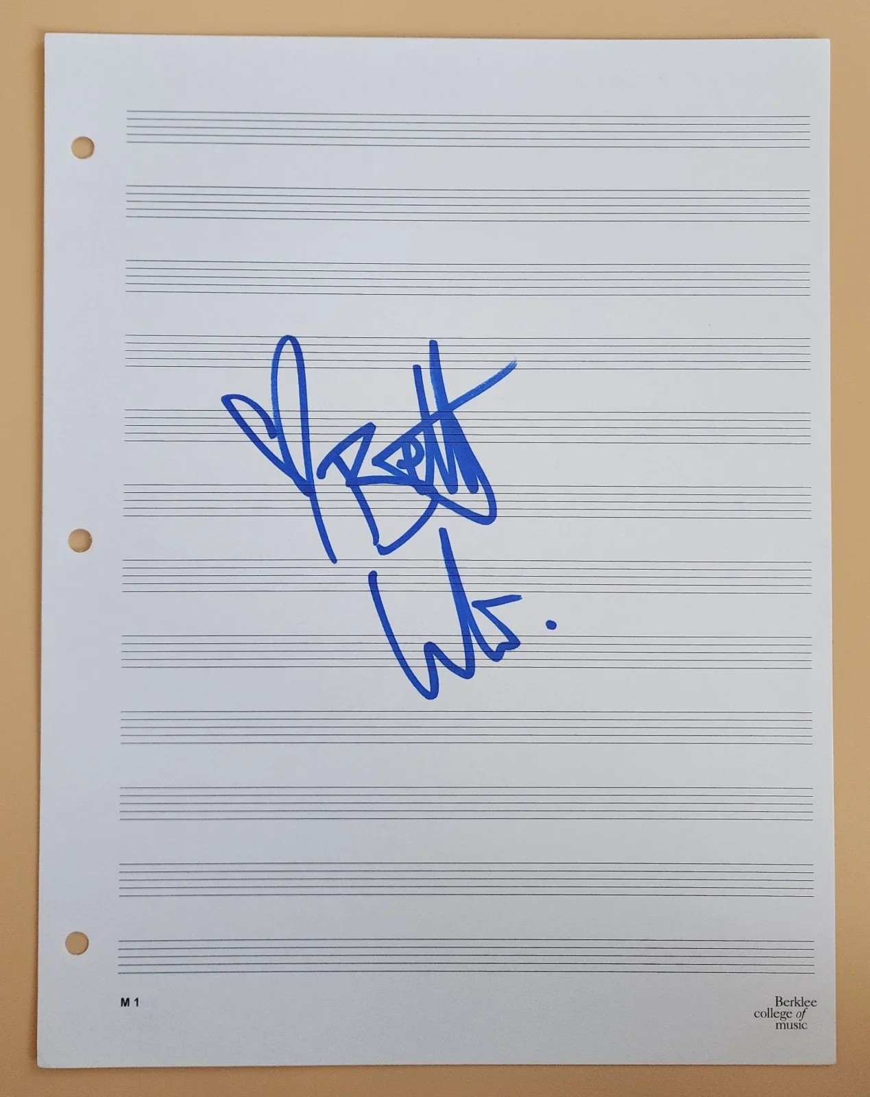 Betty Who Signed Berklee College of Music Sheet Music Legend RAD, изображение 5